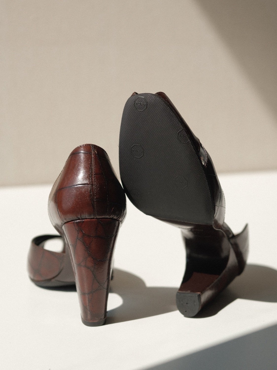 Vintage Miu Miu Peep Toe Pumps 37 at Kayten Schmidt