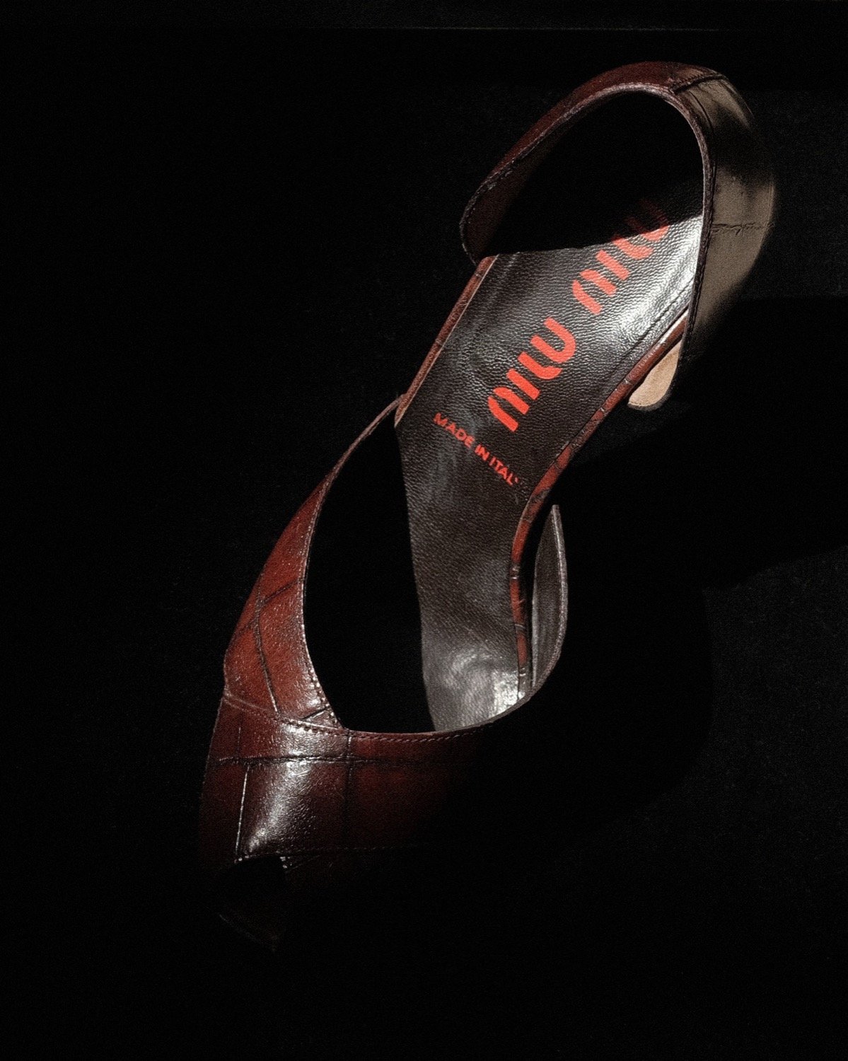 Vintage Miu Miu Peep Toe Pumps 37 at Kayten Schmidt