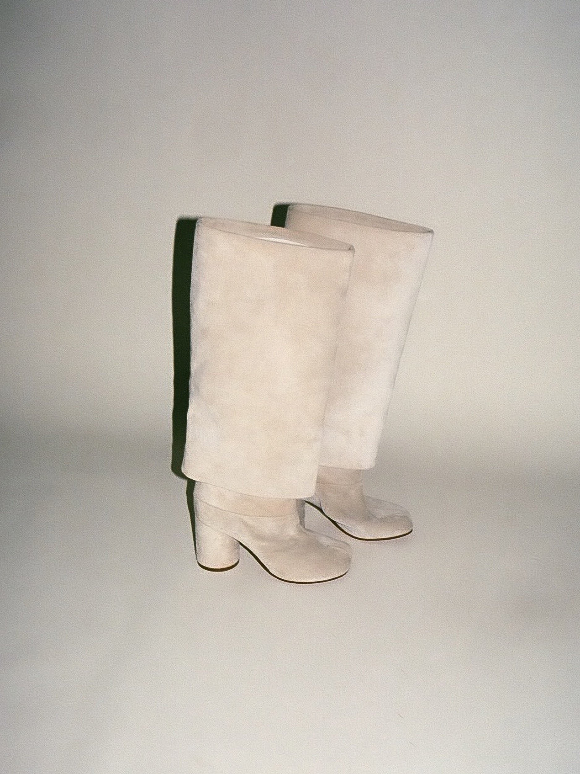 Margiela Trompe L’oeil Knee High Suede Tabi 37 Pre-AW 2017 at Kayten Schmidt