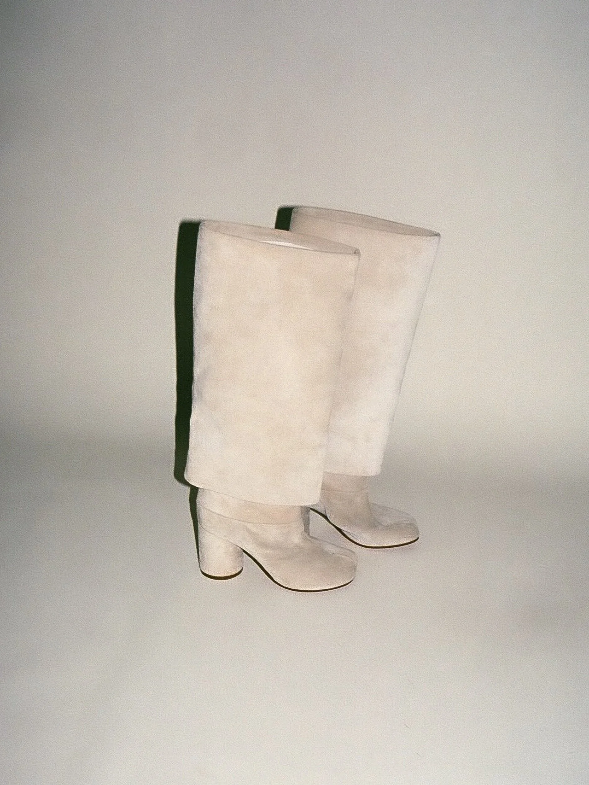 Margiela Trompe L’oeil Knee High Suede Tabi 37 Pre-AW 2017 at Kayten Schmidt