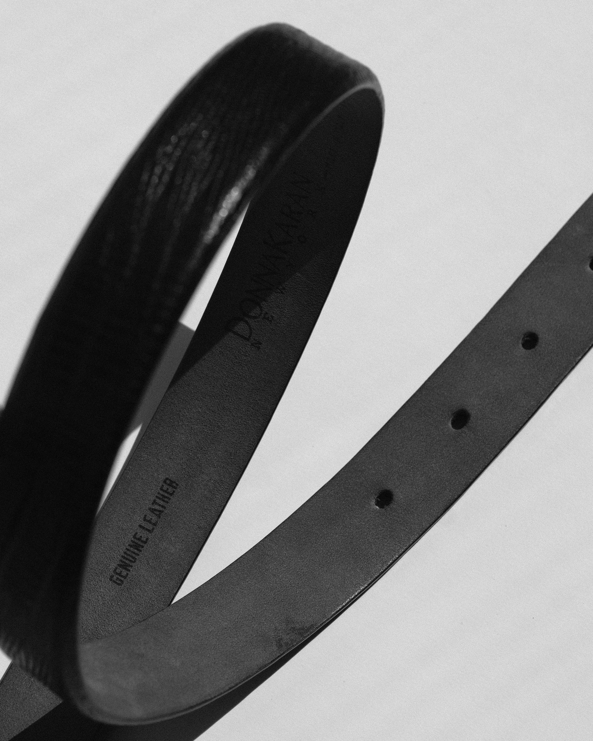 Vintage Donna Karan Belt with Metal Shell Buckle at Kayten Schmidt