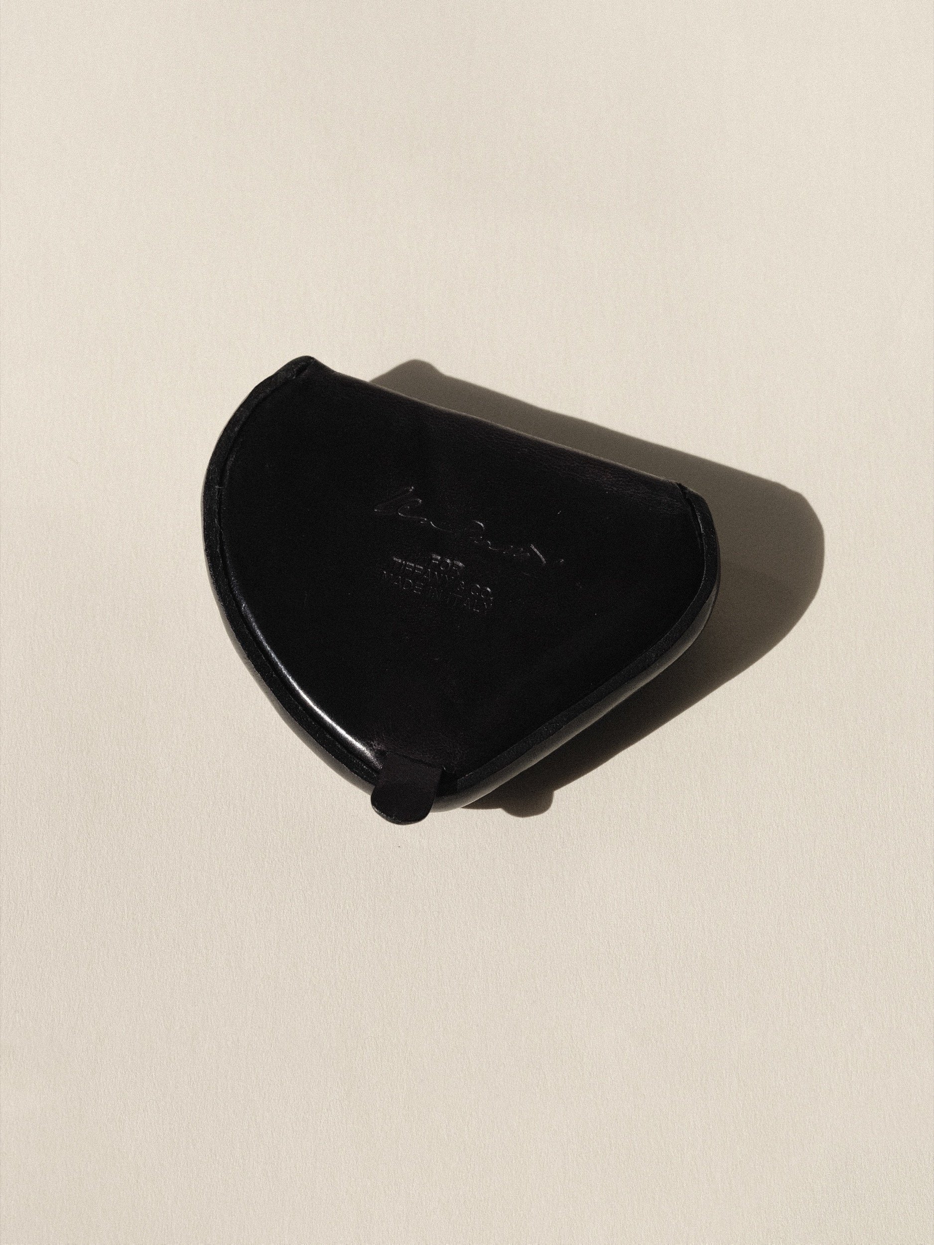Elsa Peretti for Tiffany & Co Molded Leather Coin Purse Heart Shaped at Kayten Schmidt