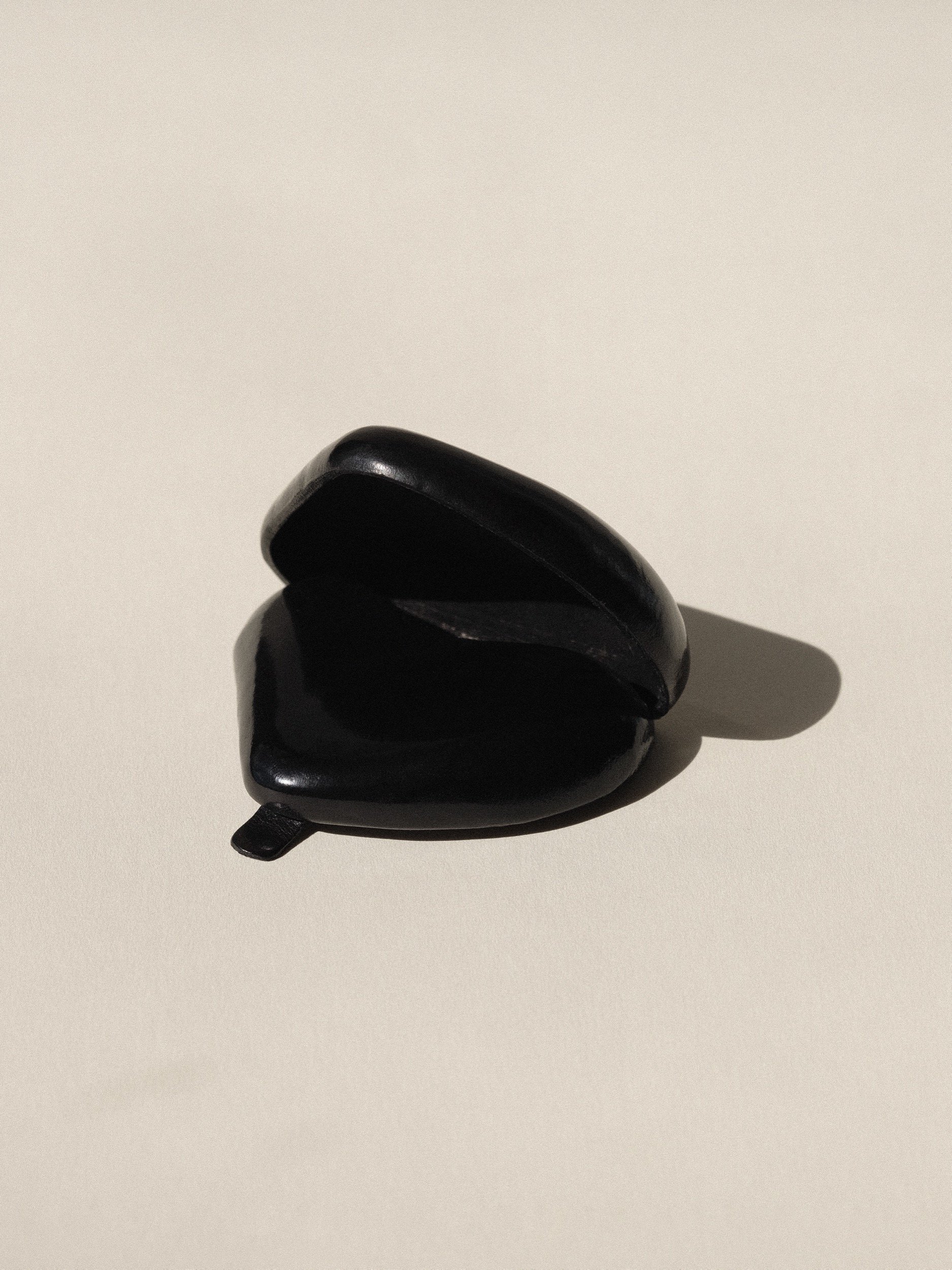 Elsa Peretti for Tiffany & Co Molded Leather Coin Purse Heart Shaped at Kayten Schmidt