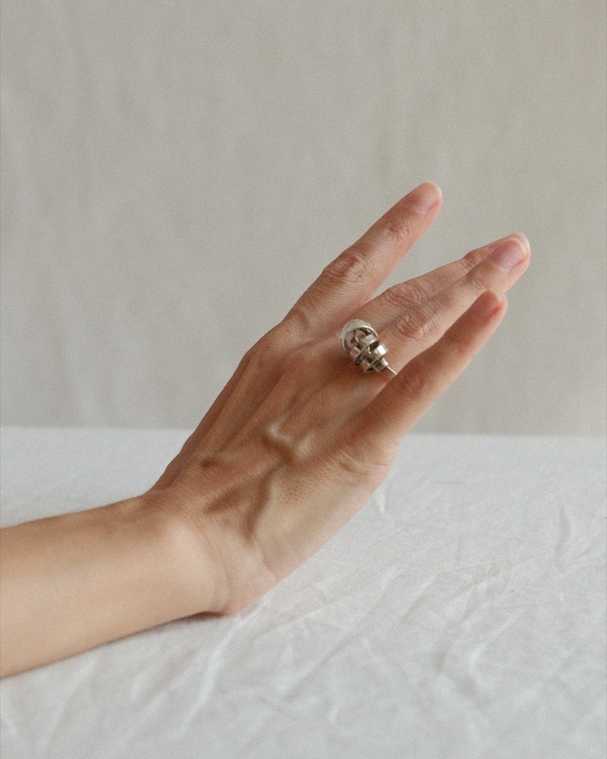 Modernist Sterling Silver Coil Ring at Kayten Schmidt