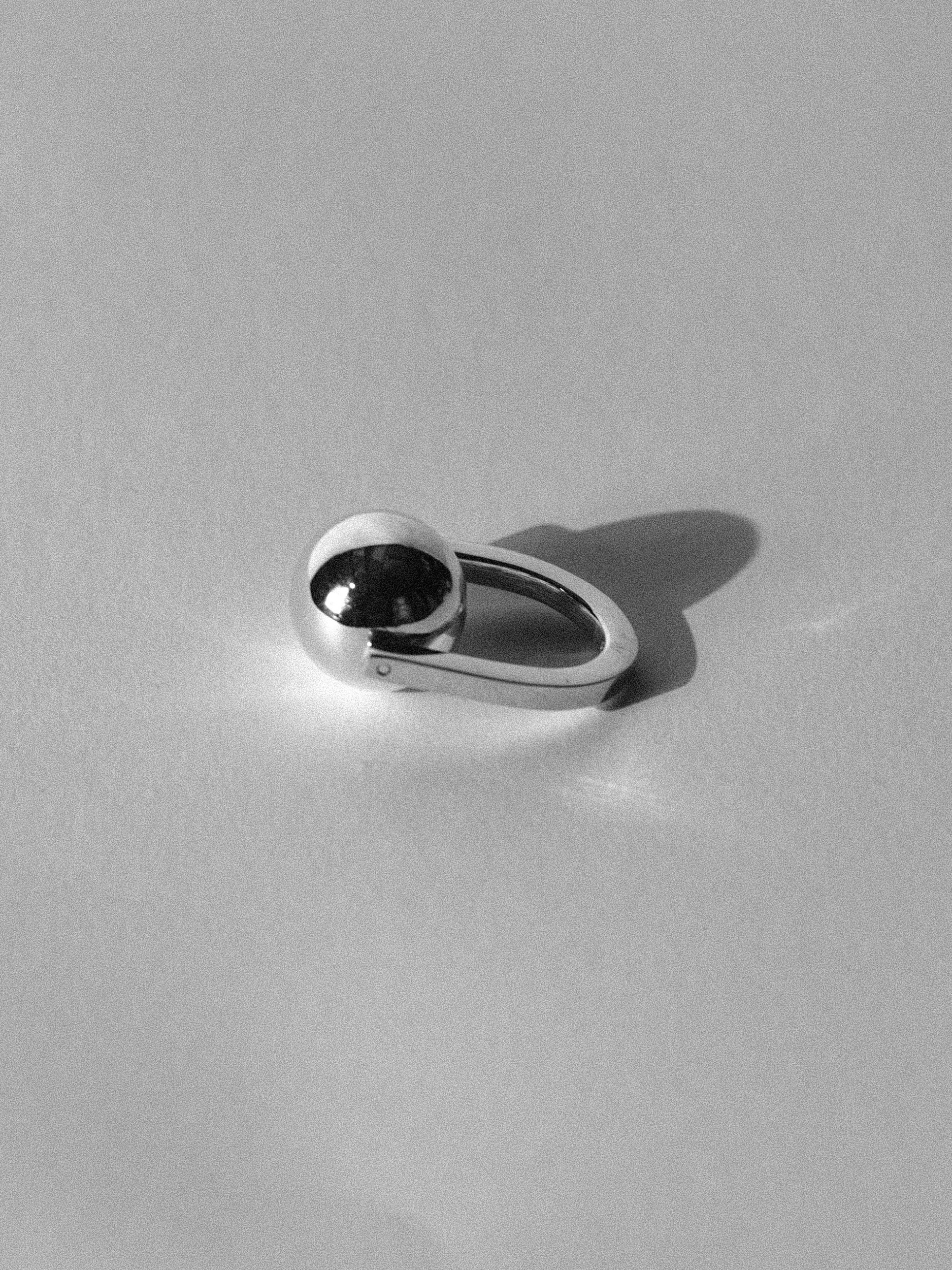 Modernist Sterling Silver Articulated Ball Ring at Kayten Schmidt