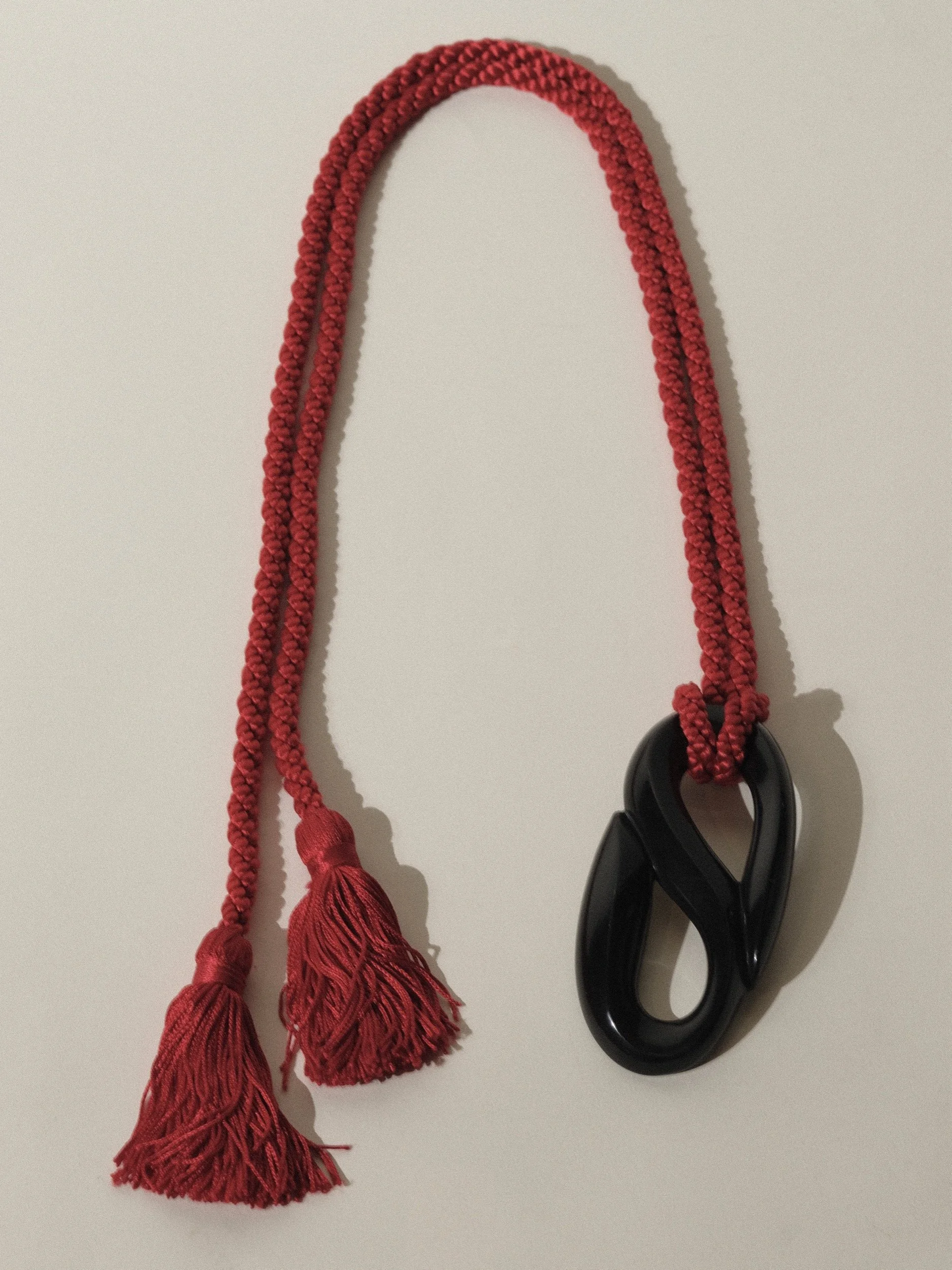 Patricia von Musulin Tassel & Lucite Belt at Kayten Schmidt