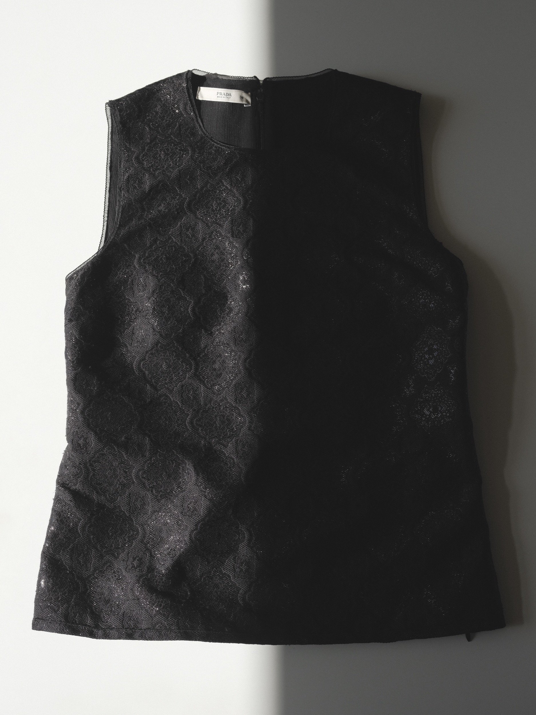Prada SS02 Brocade Top at Kayten Schmidt
