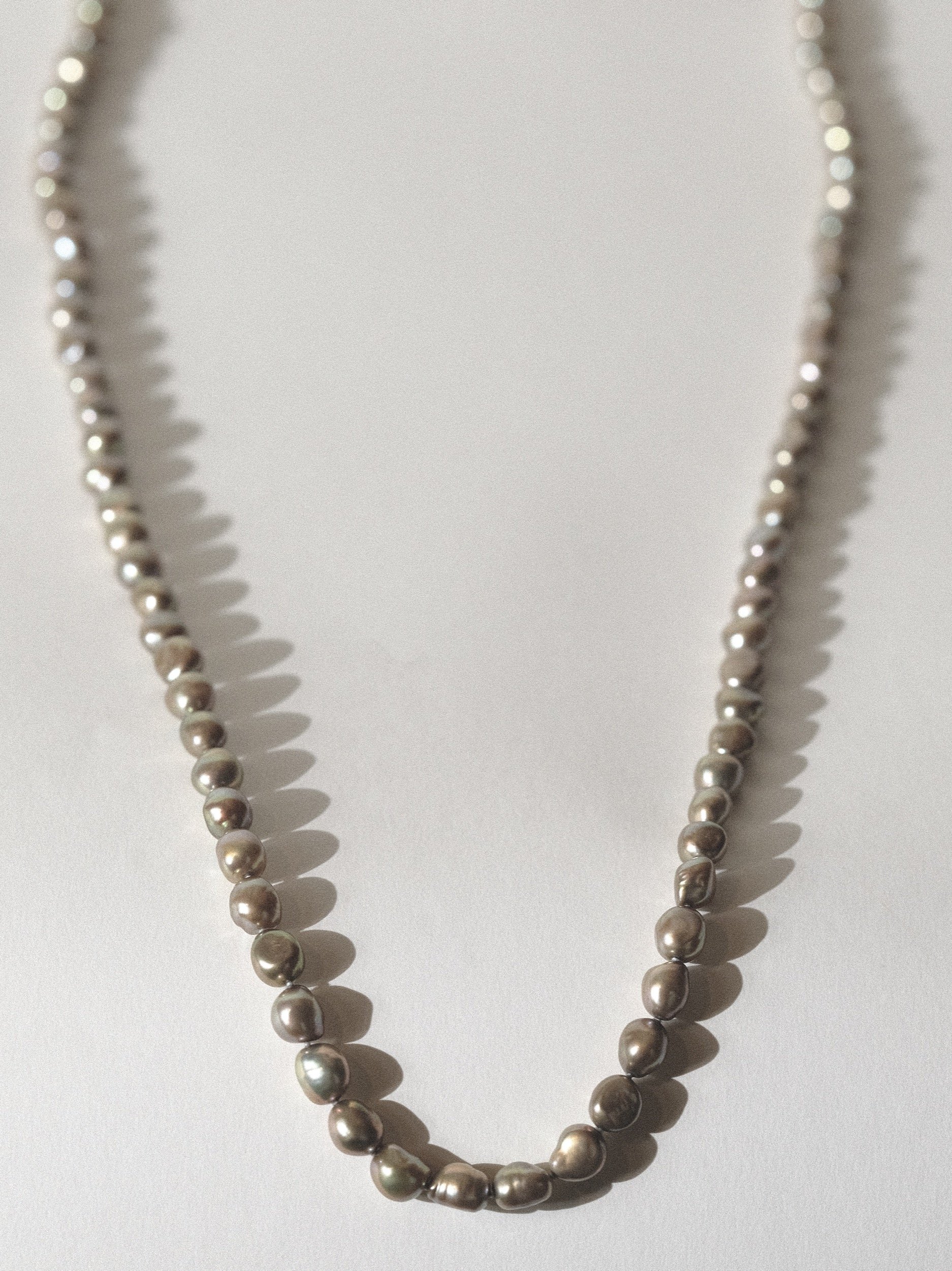 36 inch Hand-Knotted Freshwater Pearl Necklace at Kayten Schmidt