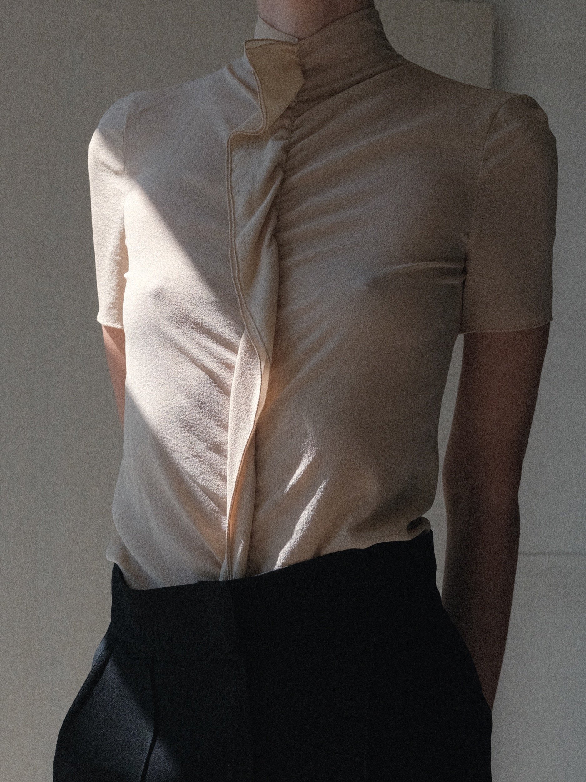 Prada Silk Ruched Top circa 2000 at Kayten Schmidt