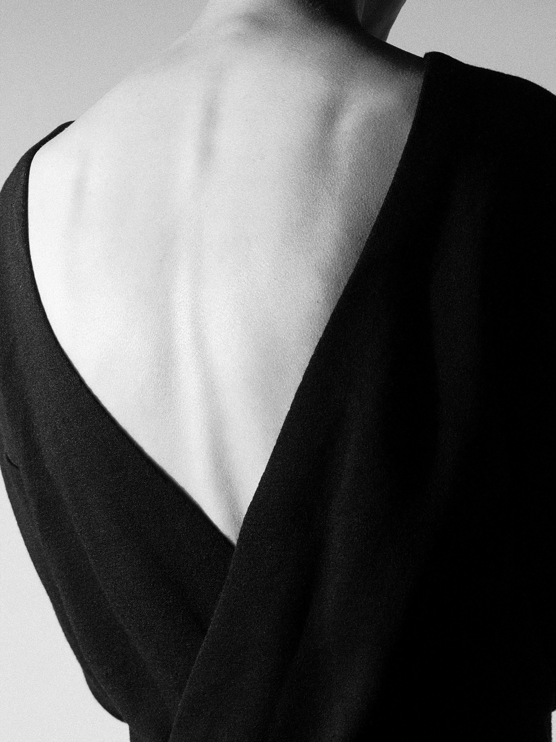 Geoffrey Beene Plunge Back Dress, 1980's 1990's at Kayten Schmidt