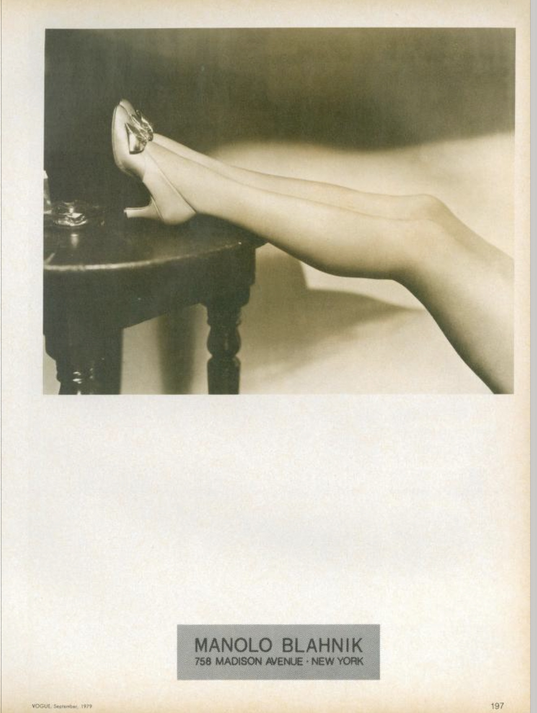 Manolo Blahnik 1979