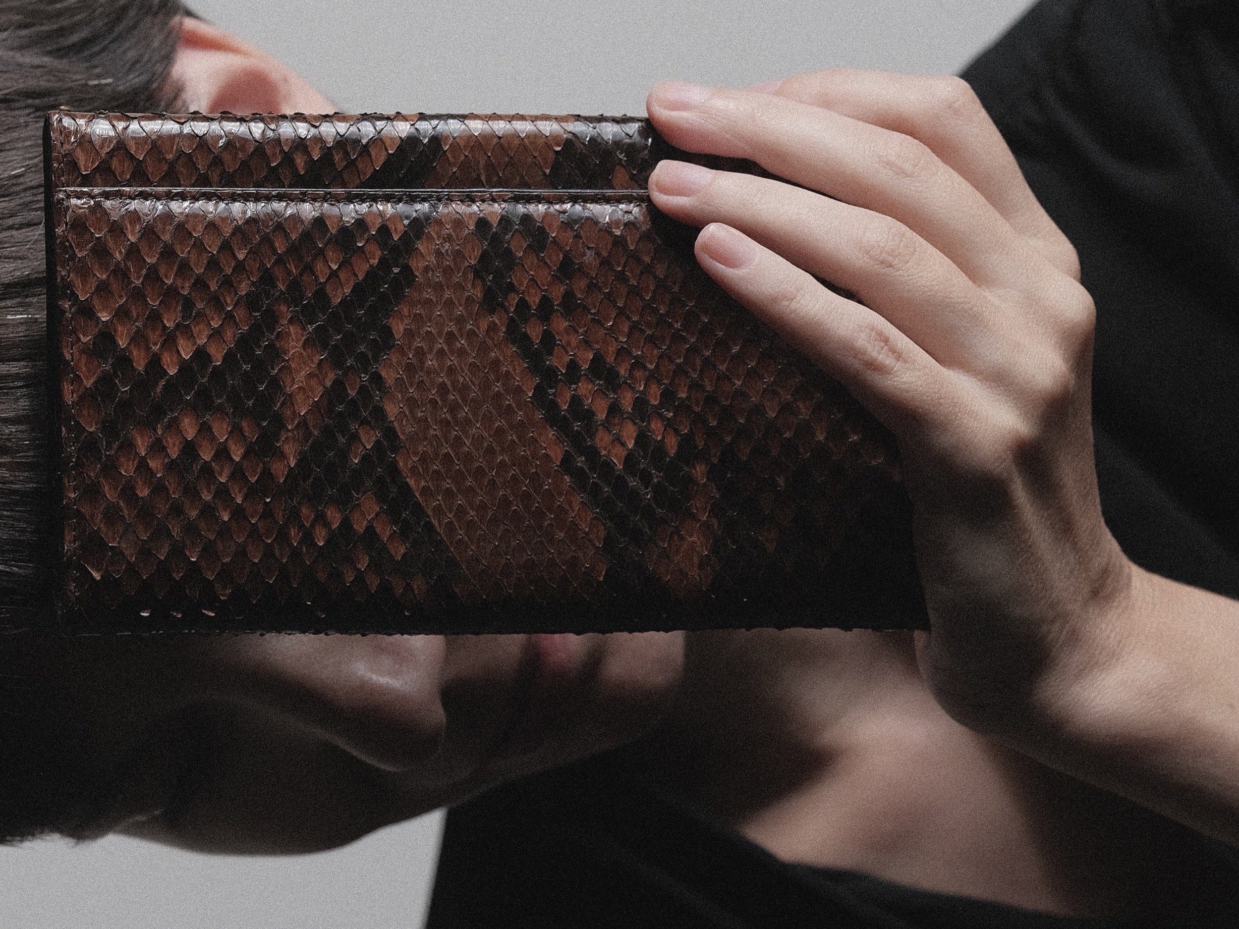 Vintage Giorgio Armani Snakeskin Wallet at Kayten Schmidt