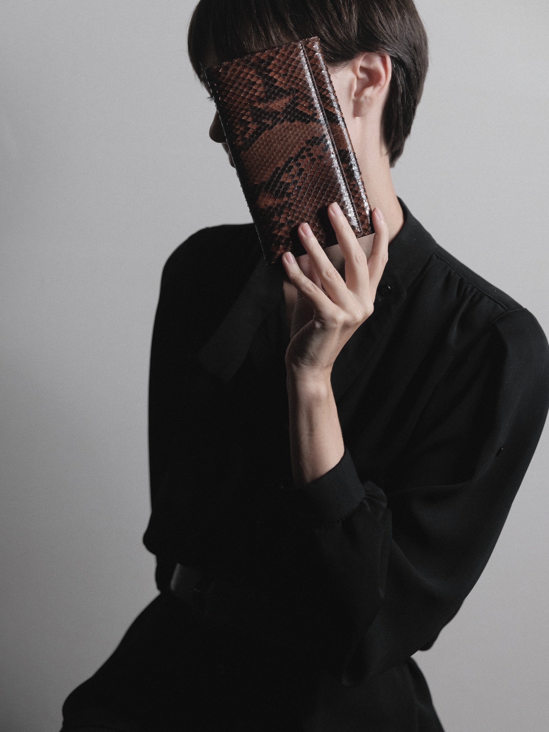 Vintage Giorgio Armani Snakeskin Wallet at Kayten Schmidt