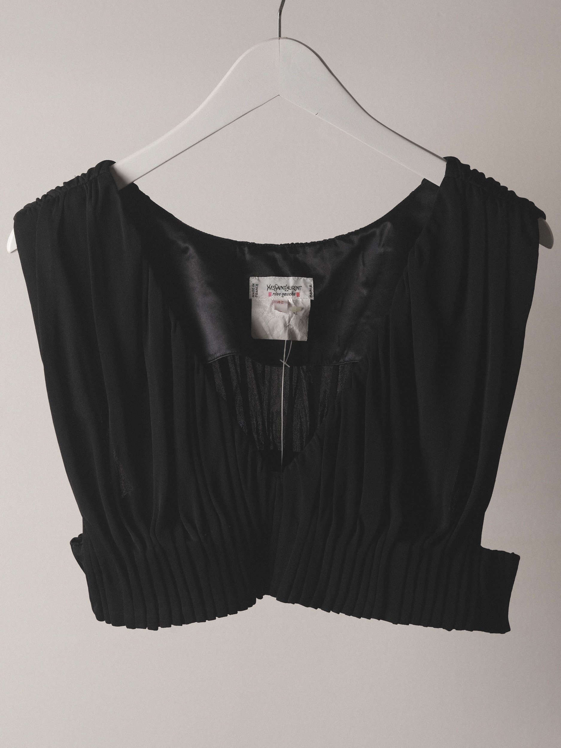 Yves Saint Laurent Rive Gauche Pleated Top at Kayten Schmidt