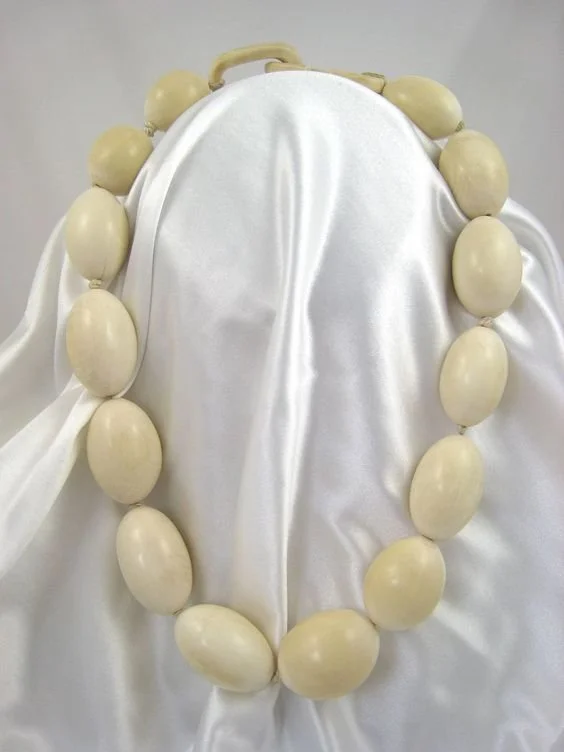 Patricia Von Musulin Ivory Egg Necklace