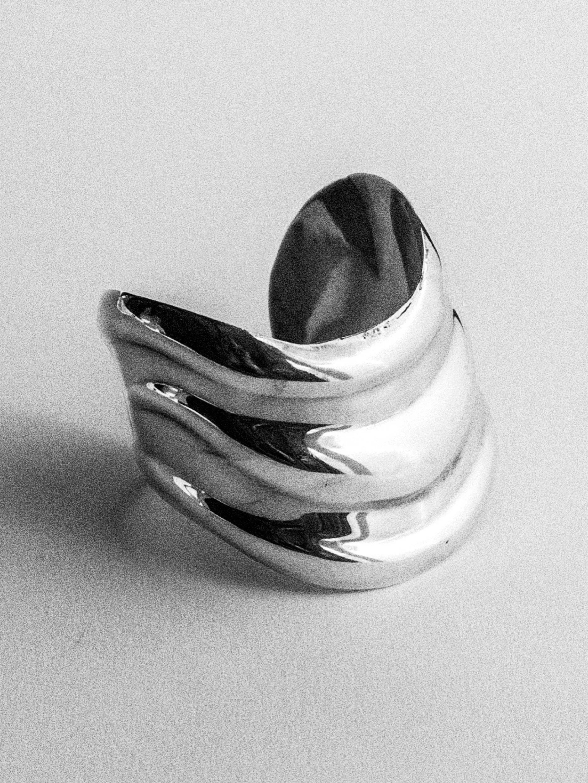 Sterling Silver Ribbed Cuff at Kayten Schmidt