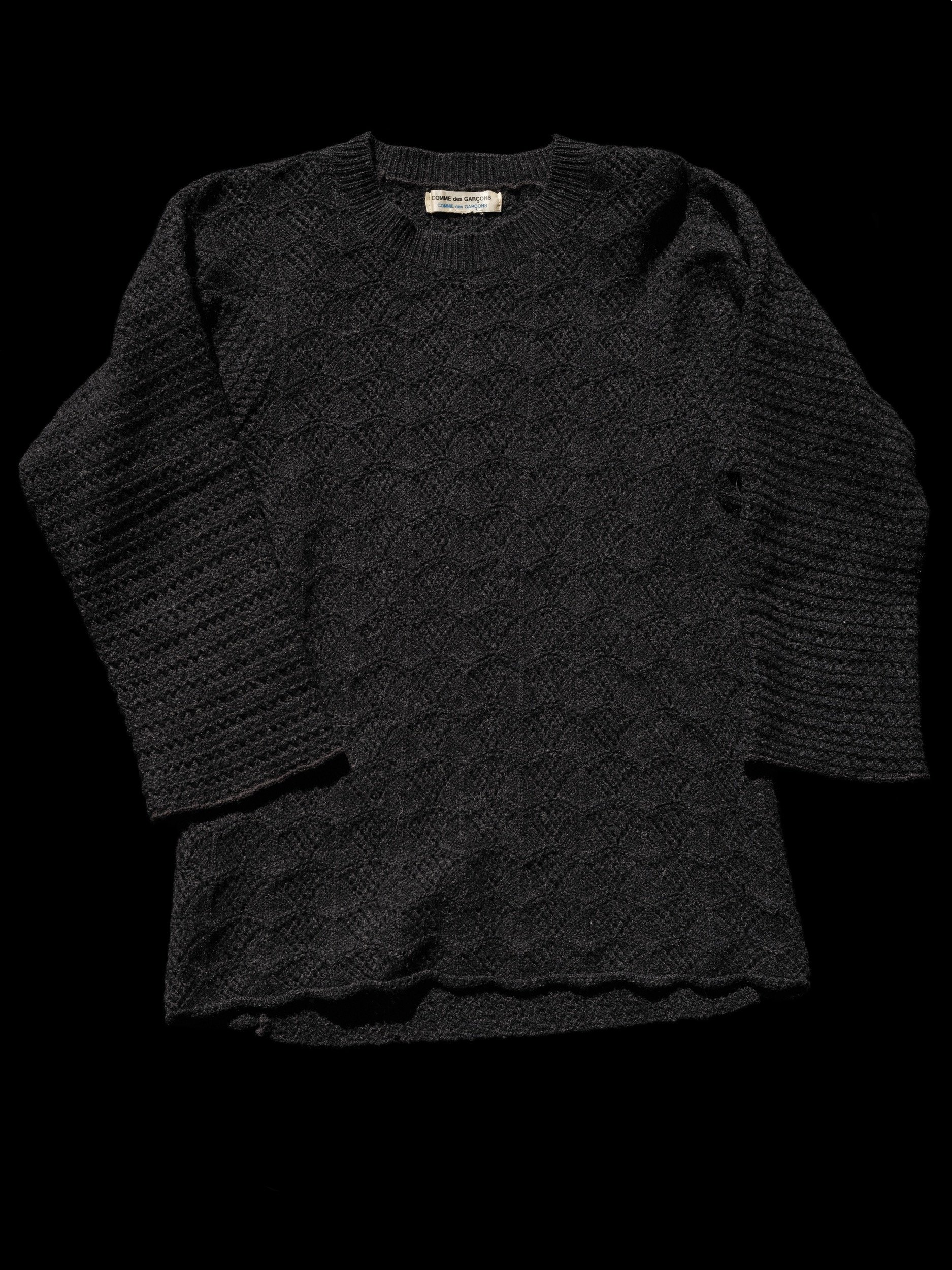 Comme des Garçons Bracelet Sleeve Sweater Circa 1980's / 90's Small at Kayten Schmidt