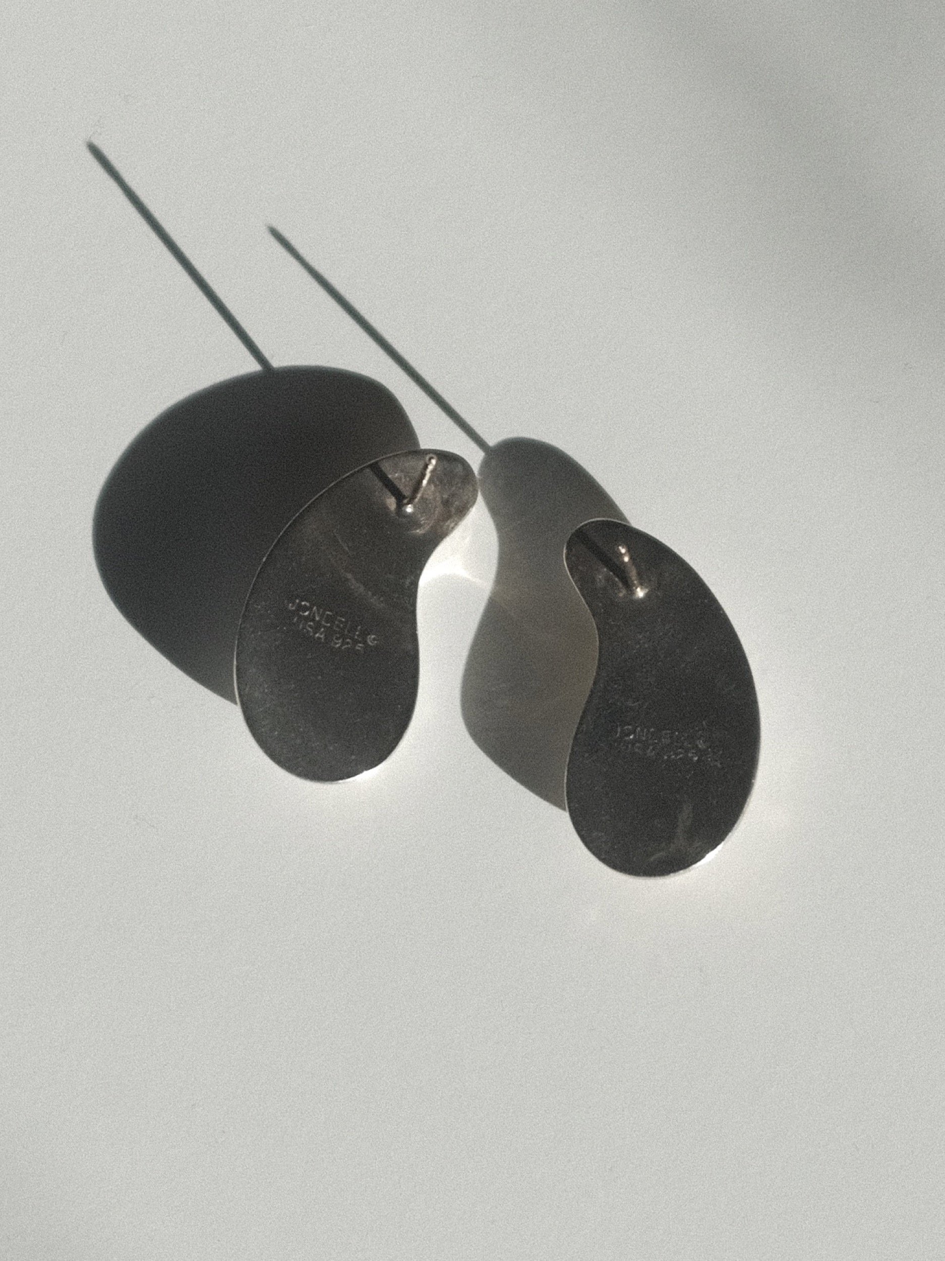 Sterling Silver Modernist Bean Earring at Kayten Schmidt