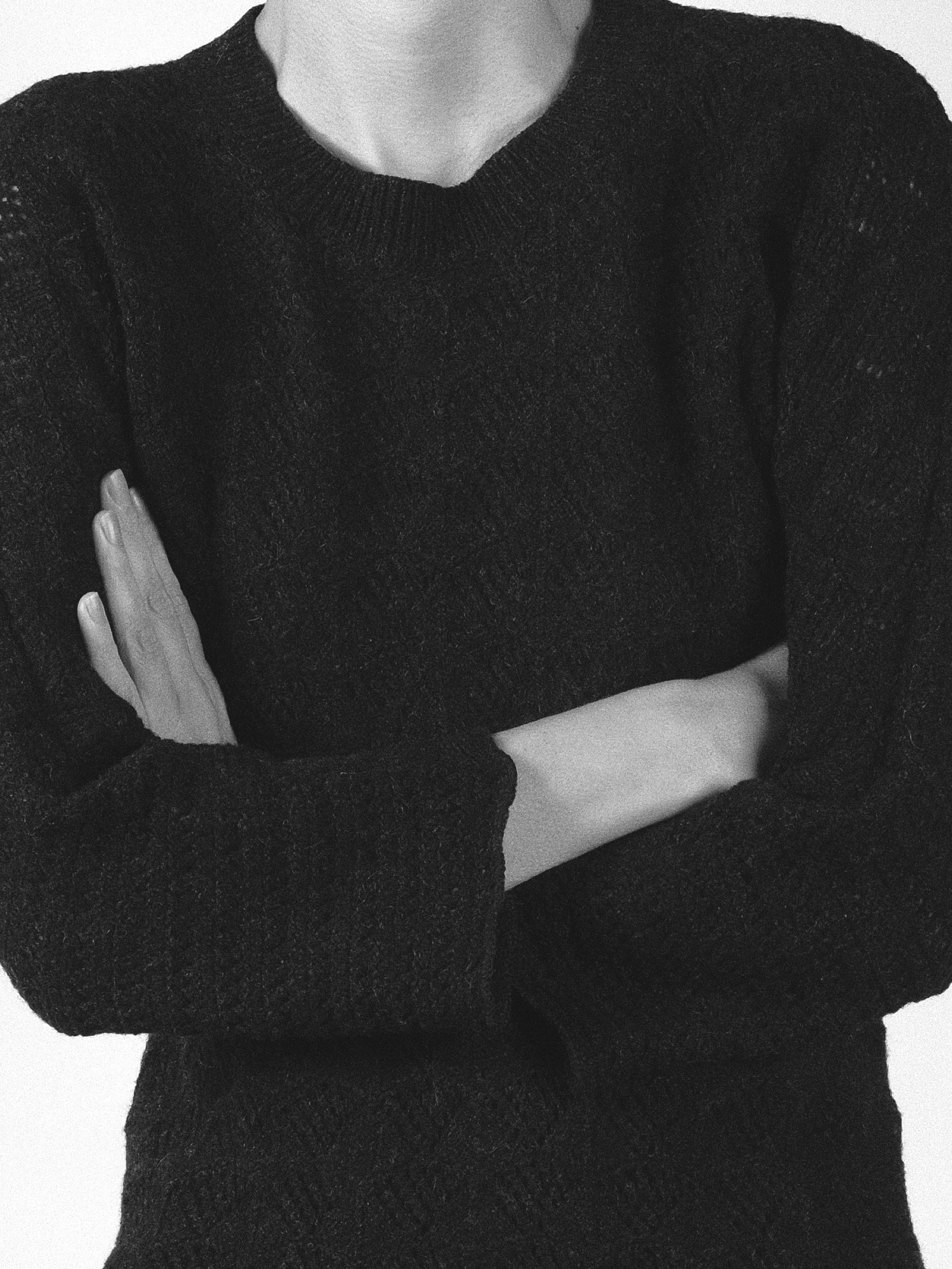 Comme des Garçons Bracelet Sleeve Sweater Circa 1980's / 90's Small at Kayten Schmidt