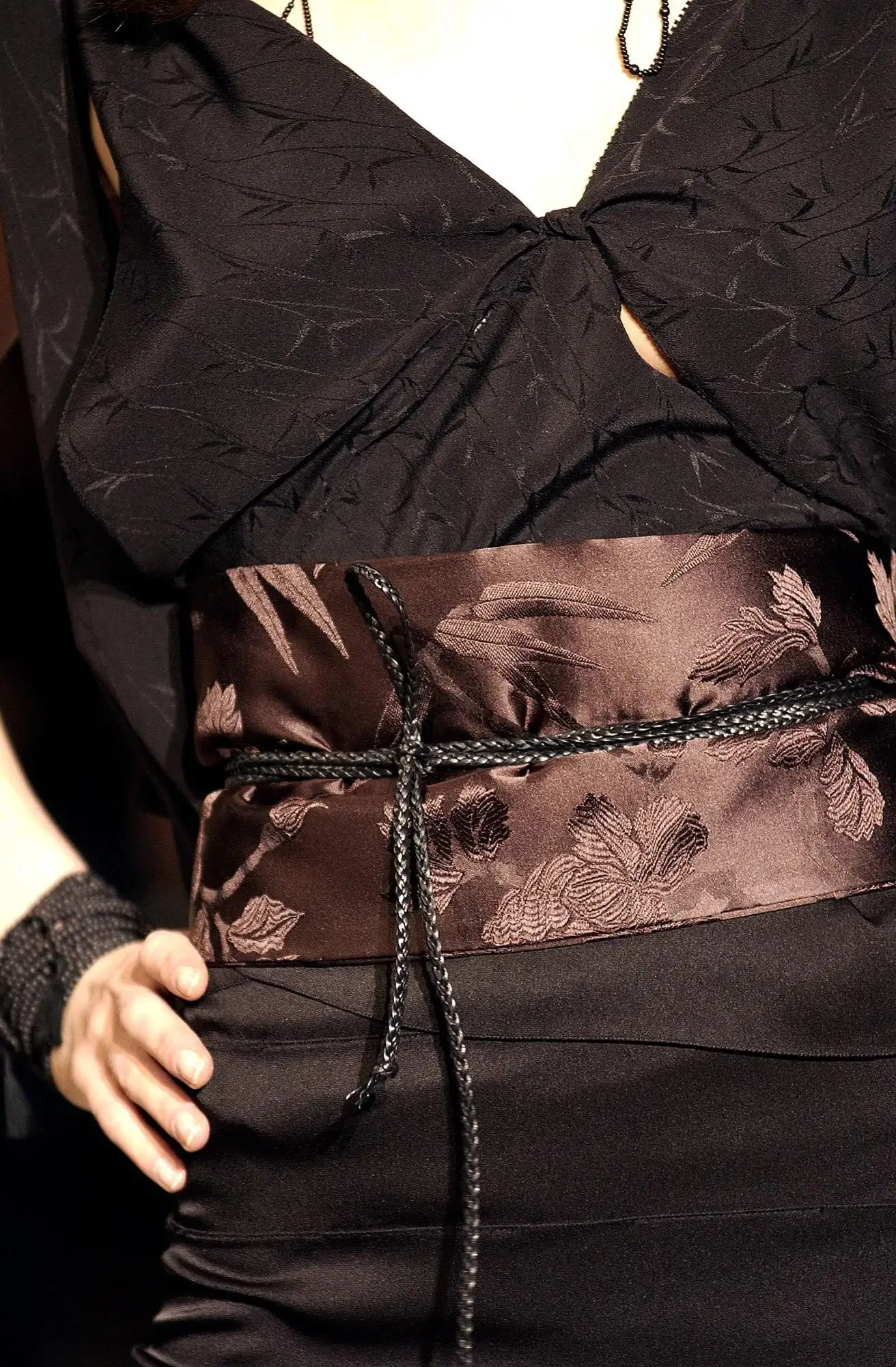 Gucci FW2002 Silk Obi Belt