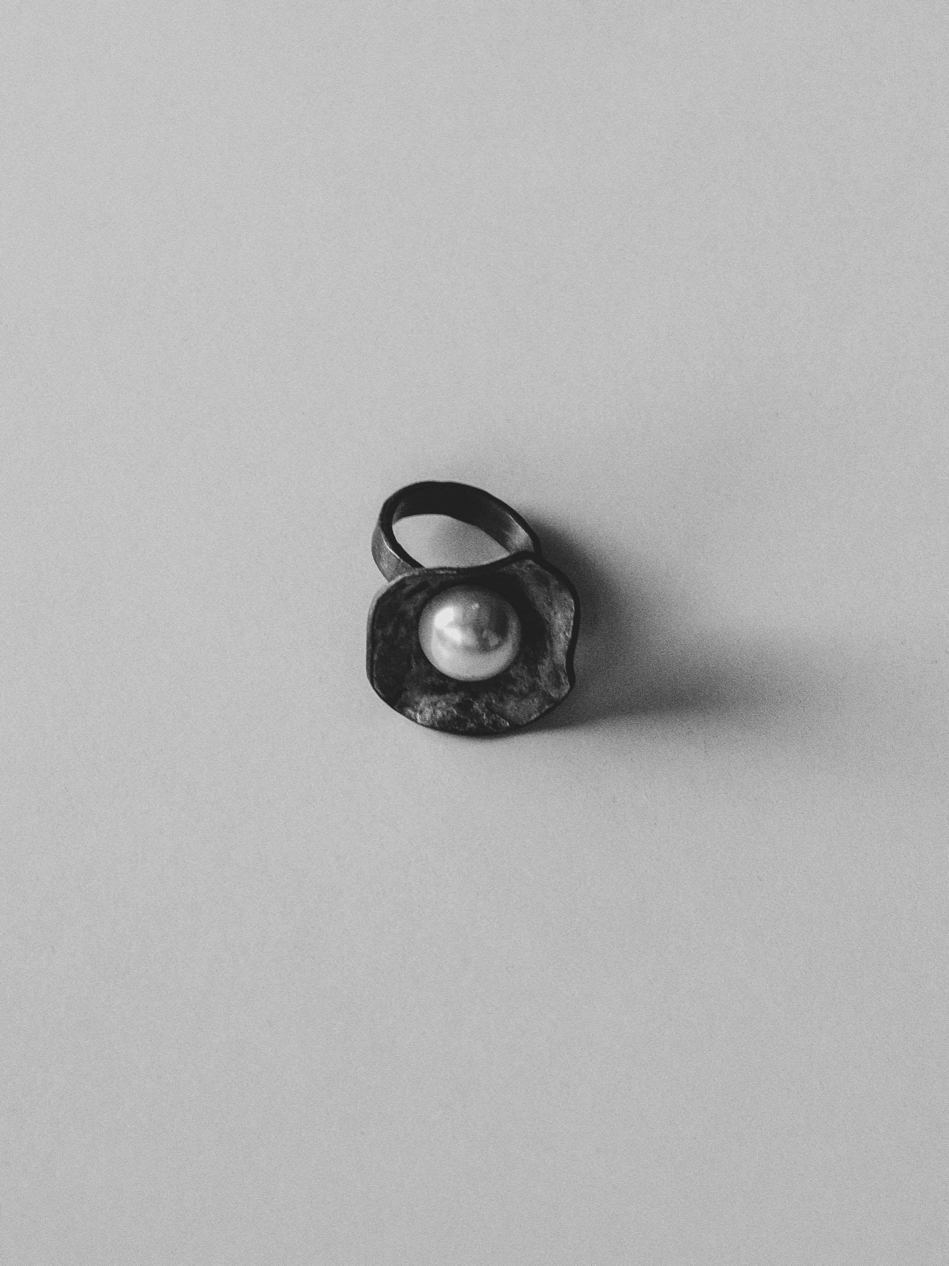 Brutalist Flower Ring Size 7 by Unknown Artist at Kayten Schmidt