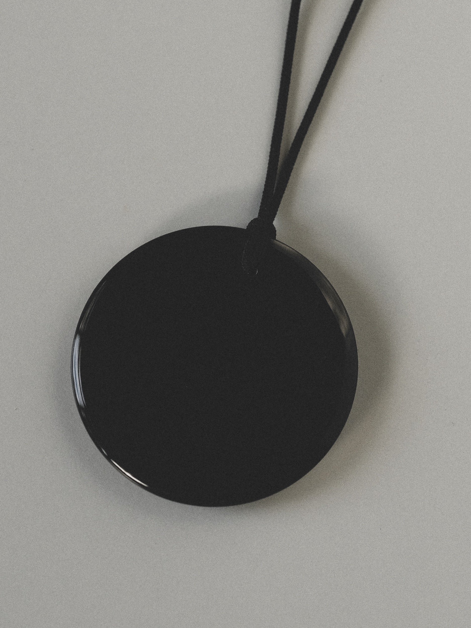 Elsa Peretti Black Lacquer Pendant at Kayten Schmidt