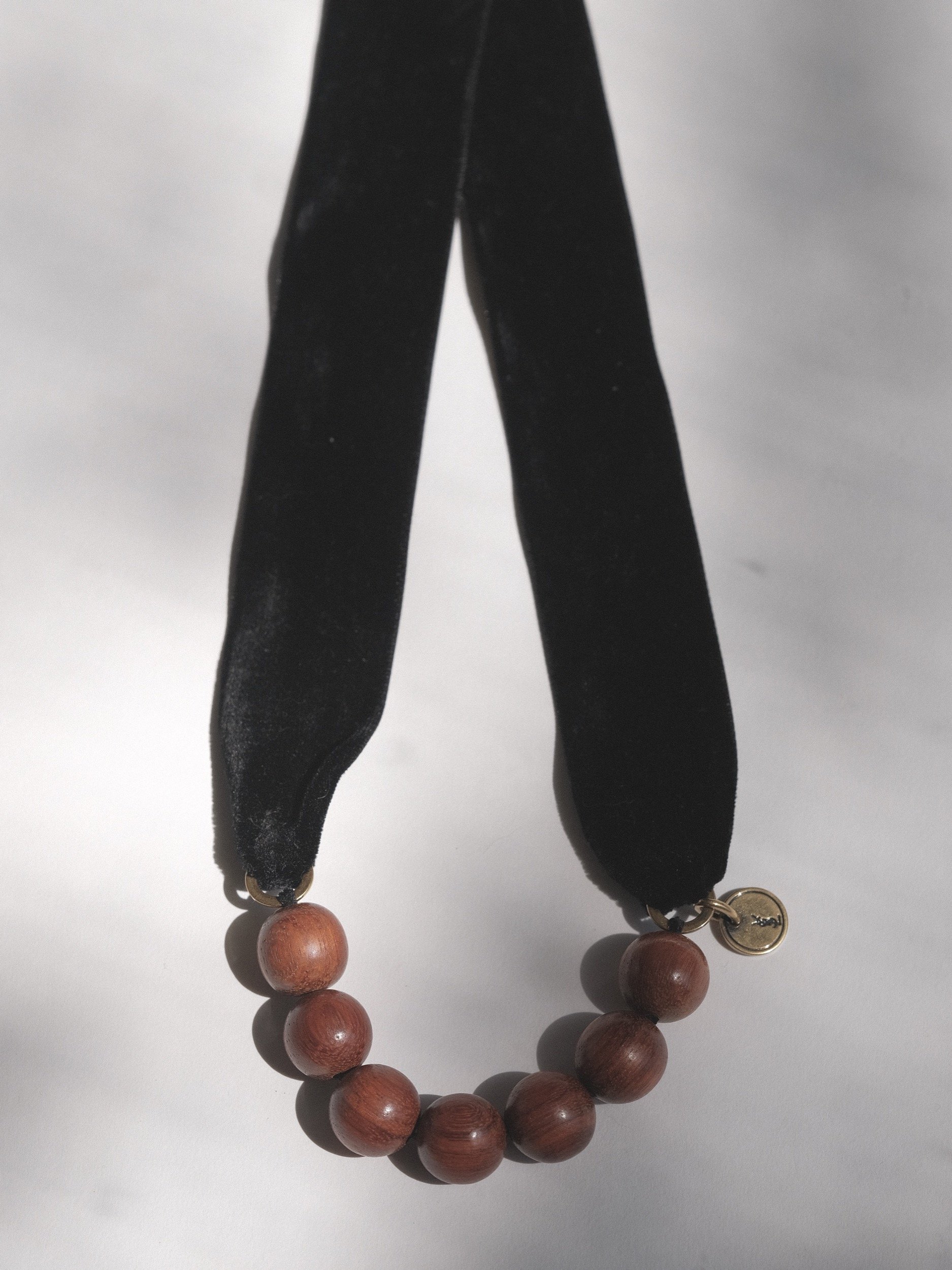 Yves Saint Laurent Wood Necklace at Kayten Schmidt
