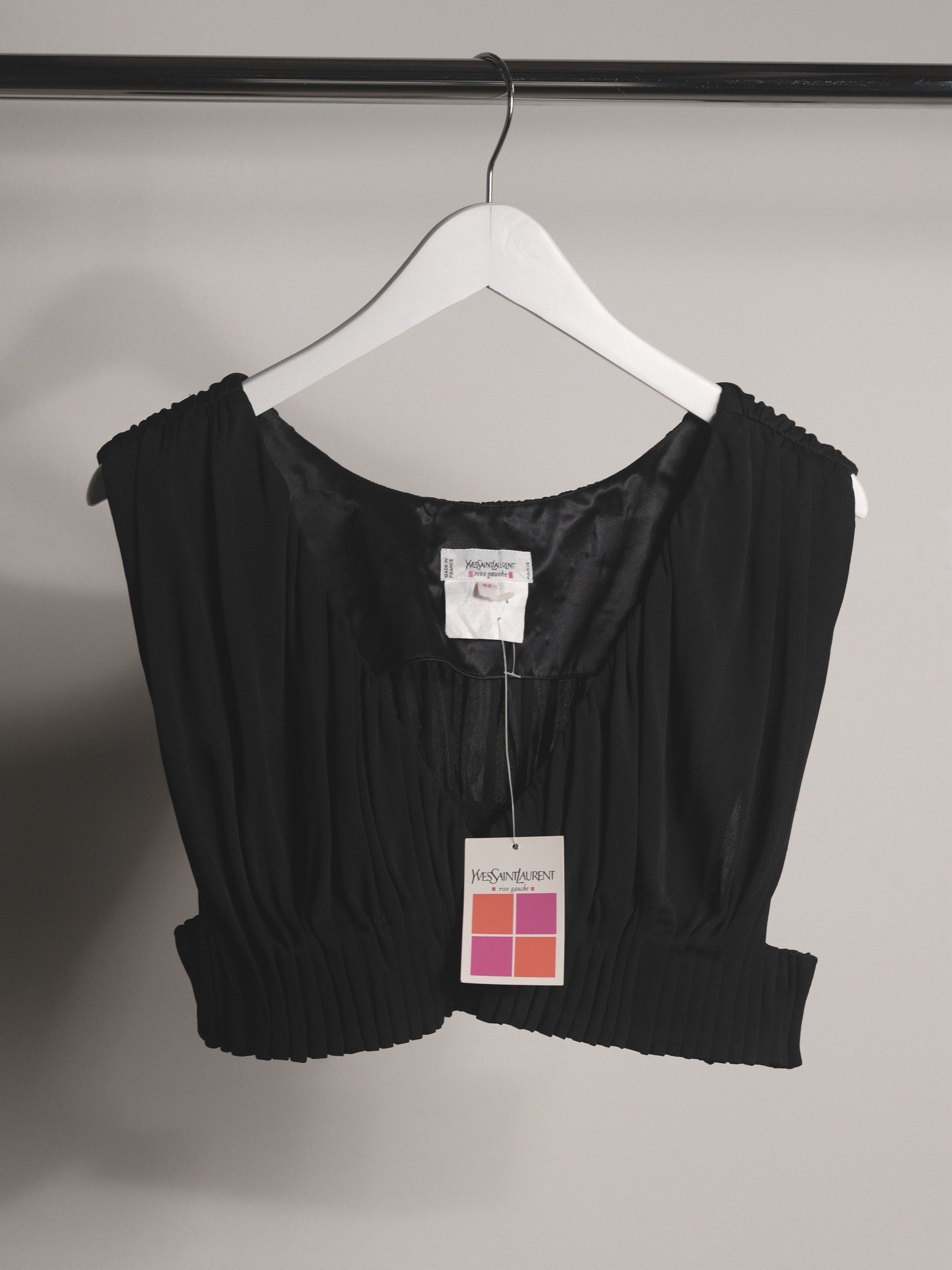 Yves Saint Laurent Rive Gauche Pleated Top at Kayten Schmidt
