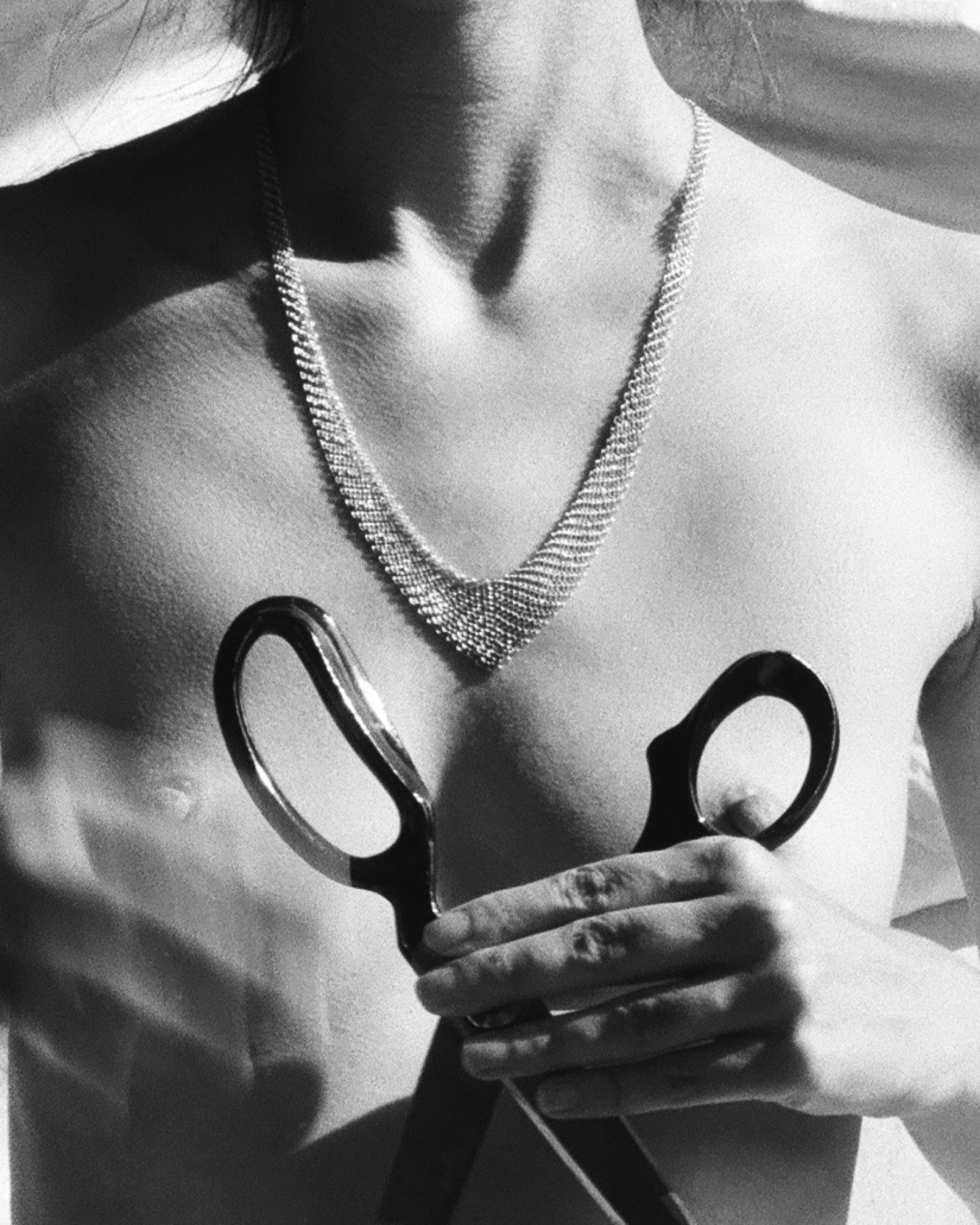 Elsa Peretti for Tiffany Sterling Silver Mesh Bib Necklace at Kayten Schmidt
