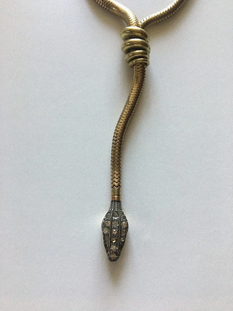 Art Deco Snake Collier