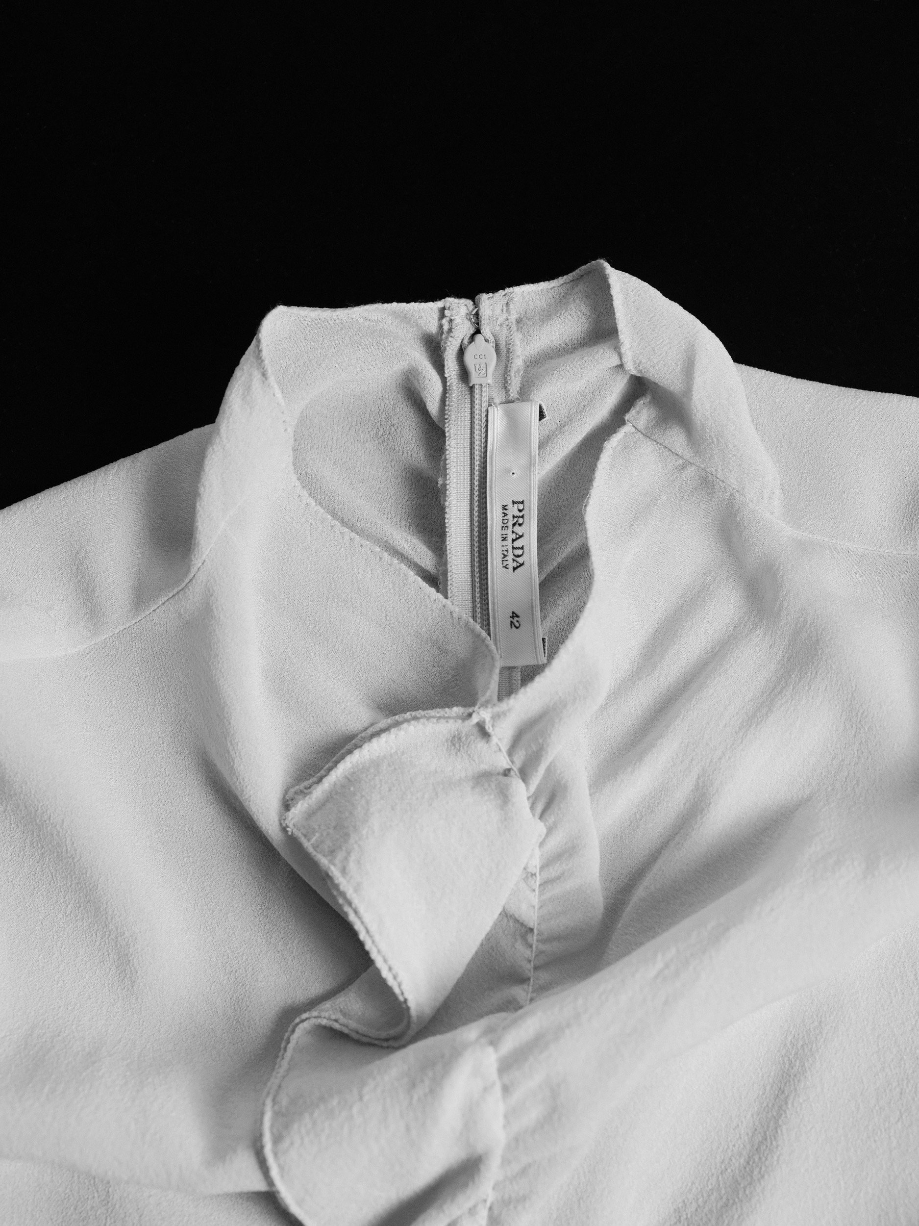 Prada Silk Ruched Top circa 2000 at Kayten Schmidt