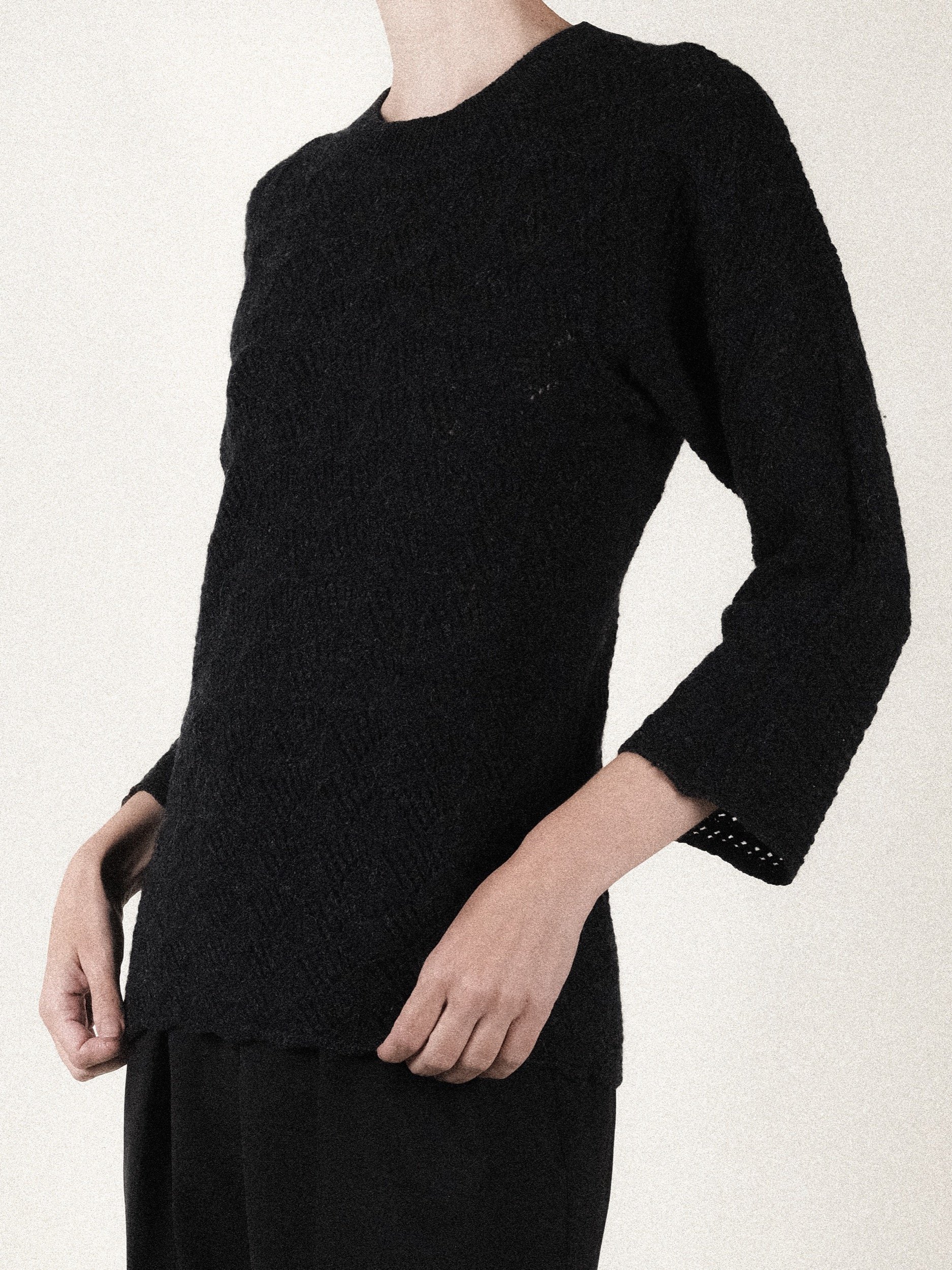 Comme des Garçons Bracelet Sleeve Sweater Circa 1980's / 90's Small at Kayten Schmidt