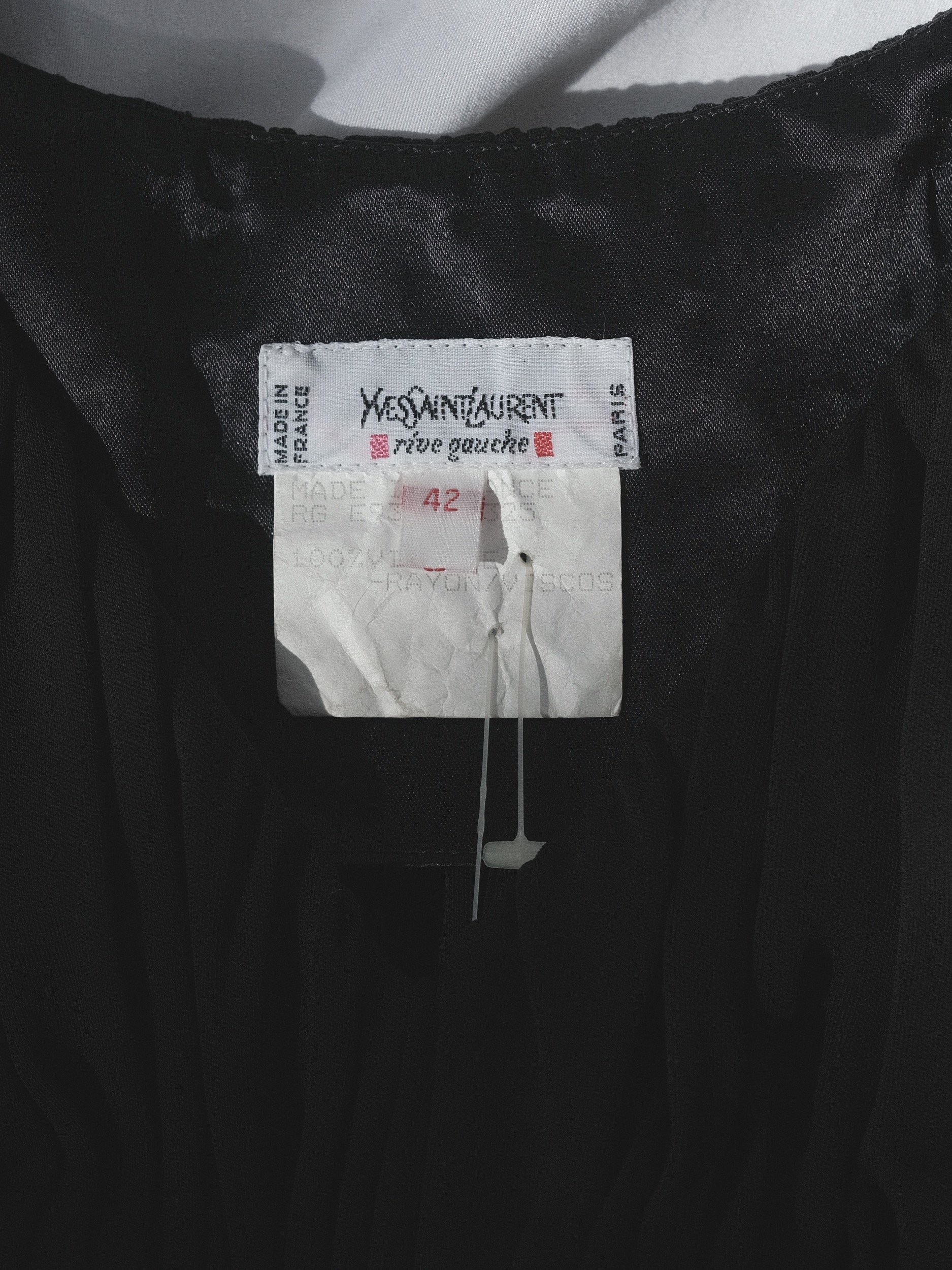 Yves Saint Laurent Rive Gauche Pleated Top at Kayten Schmidt
