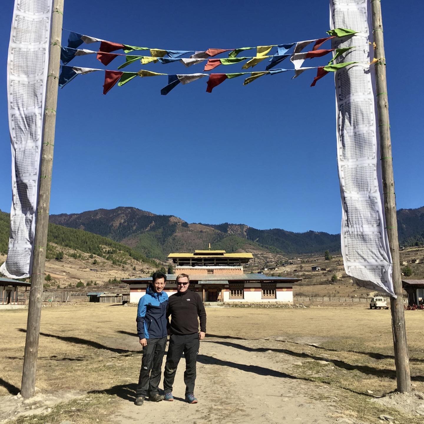 Guides of Bhutan founding partners Yuu Dee &amp; Philip the Chilip at our adopted temple Kewa Lhakhang in the Gangtey Beyul.
In 2024 witness the temple&rsquo;s festival on October 4th.

The main Gangtey Goenpa (monastery) will hold its festival from 