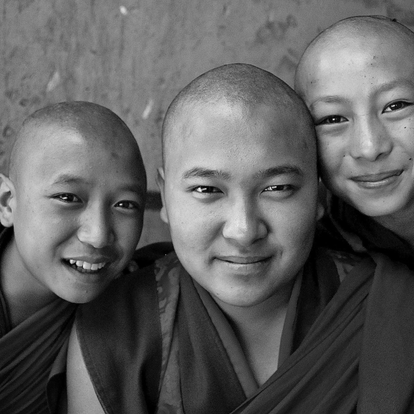 I encountered these three monk friends way back in 2007 and wonder whether they continued their studies or chose a different path but I bet they are still great mates!