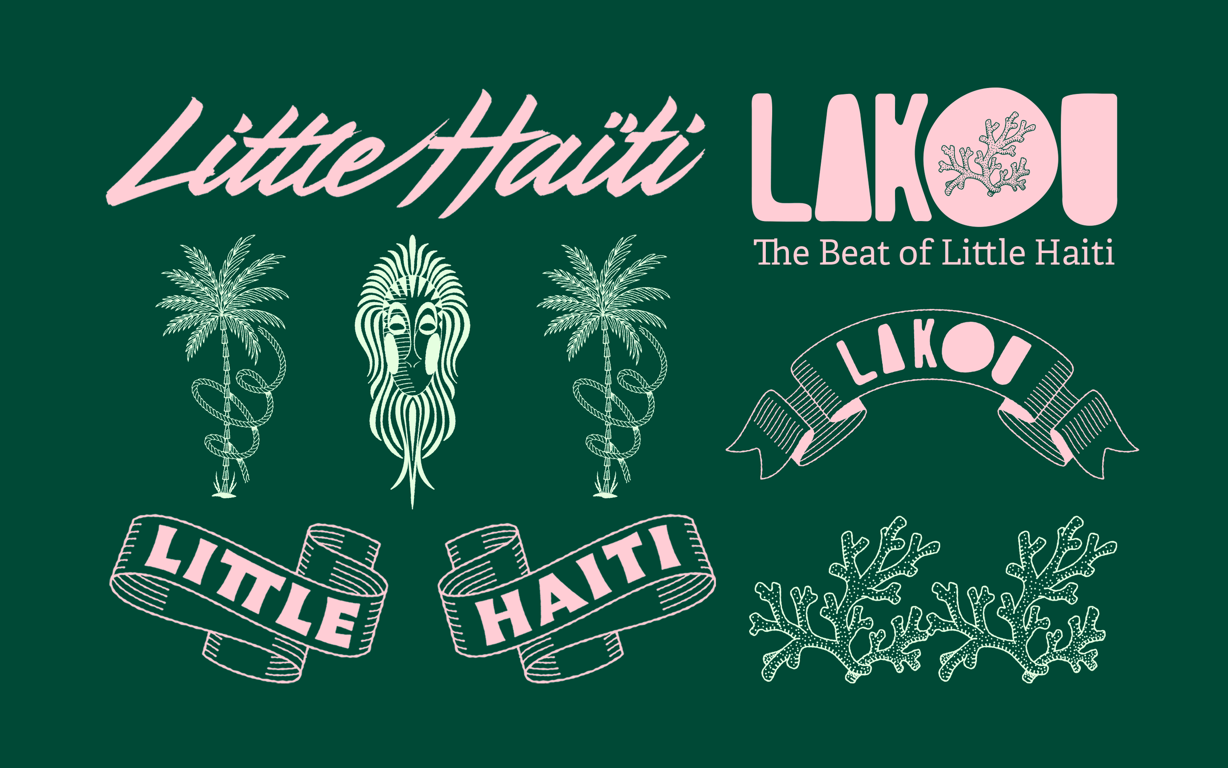Lakou - The beat of Little Haiti - Miami | Lettering & Illustration