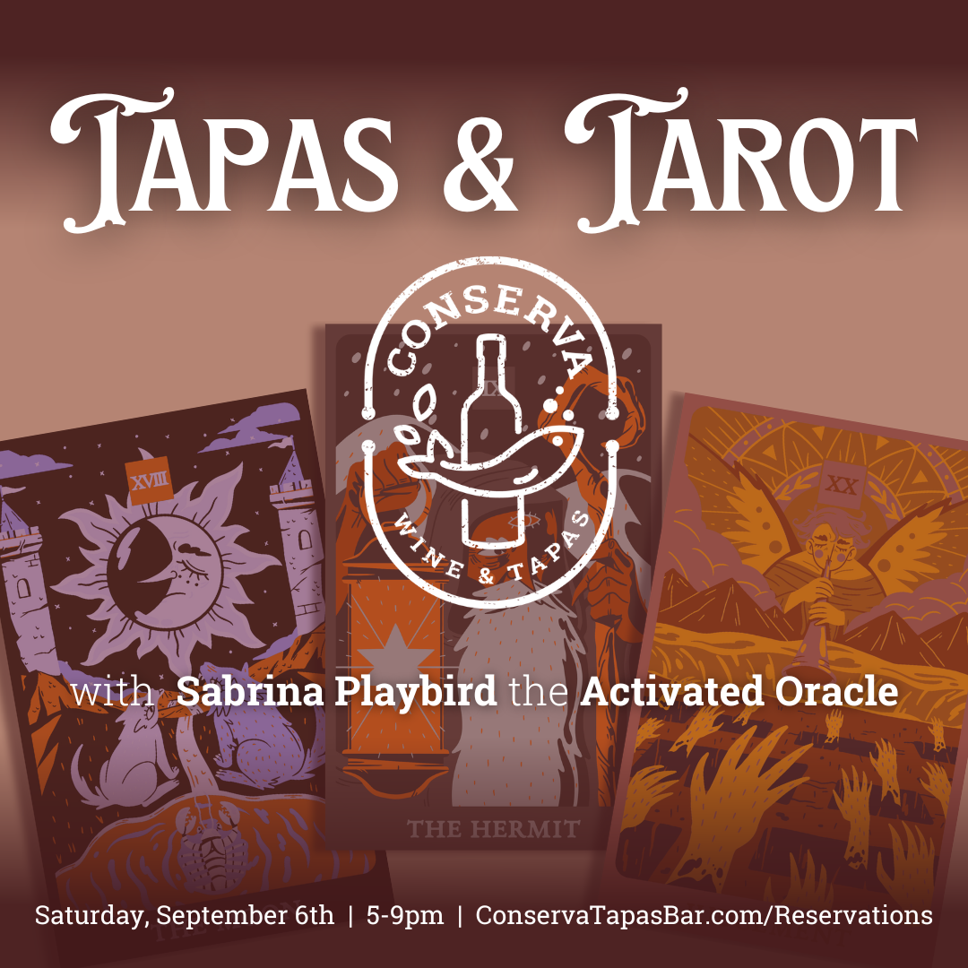 Tapas & Tarot – An Evening of Wine, Food, & Fortune