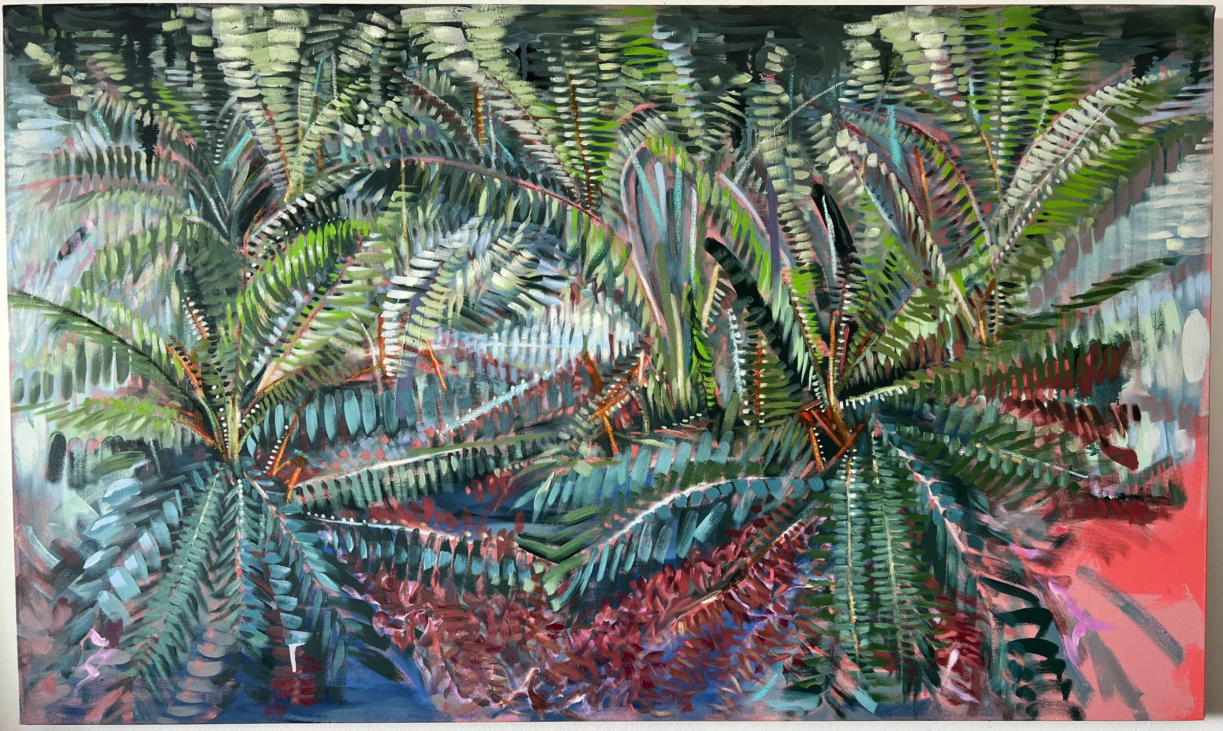 Fern Study I | Oil on Canvas, 40 by 60 inches NEW