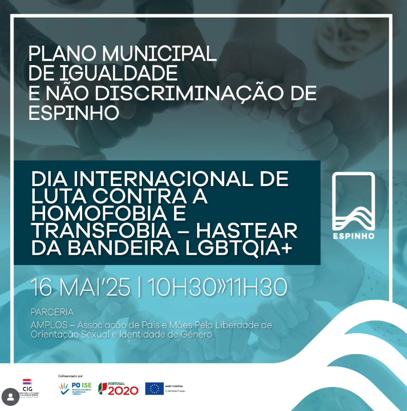 HASTEAR DA BANDEIRA LGBTQIA+ NO MUNICÍPIO DE ESPINHO