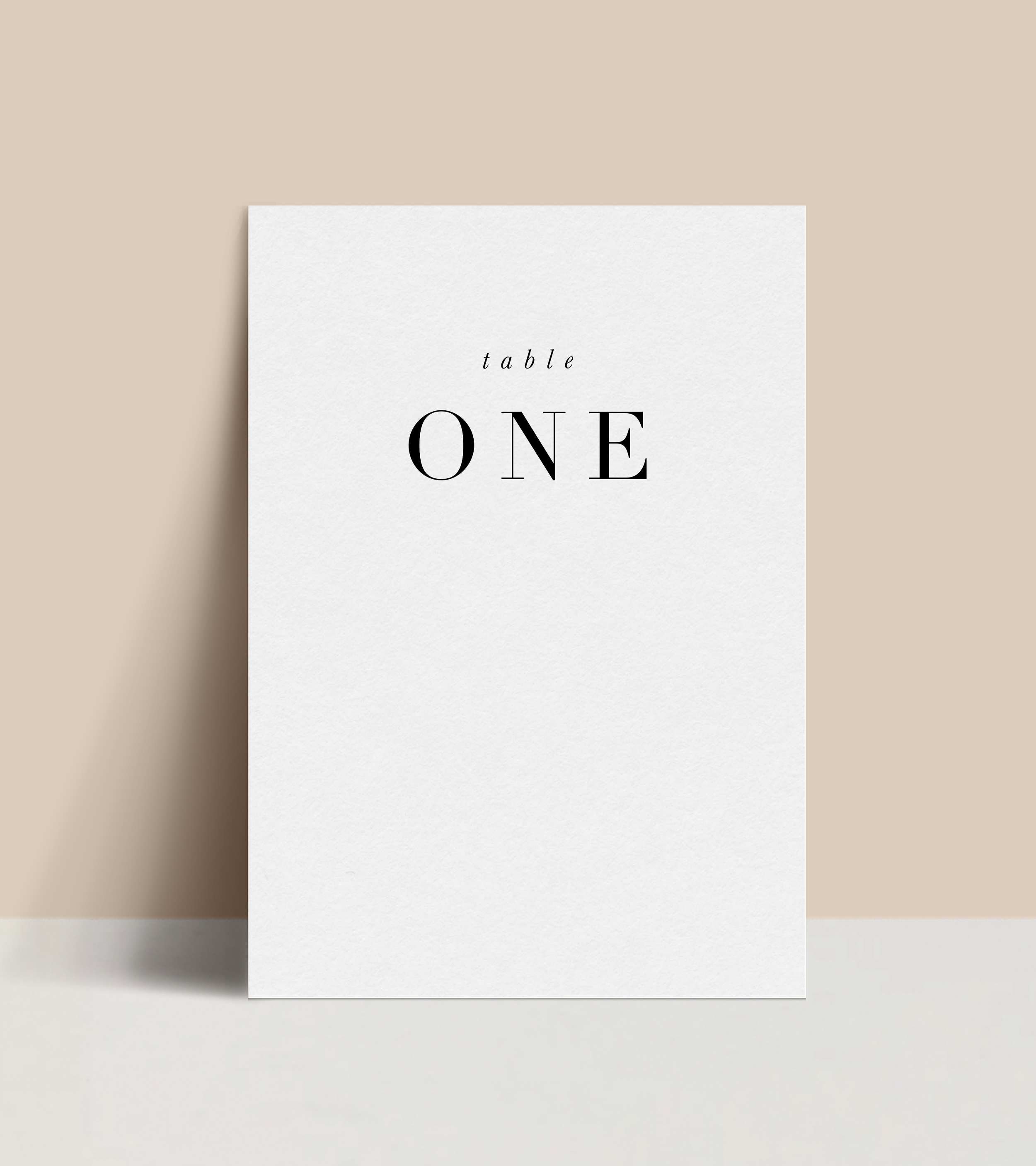 Table Numbers — Stamp Design Co | Luxury Wedding Stationery