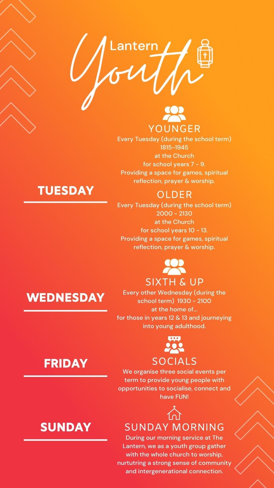 Youth — The Lantern Church, Merley, Wimborne