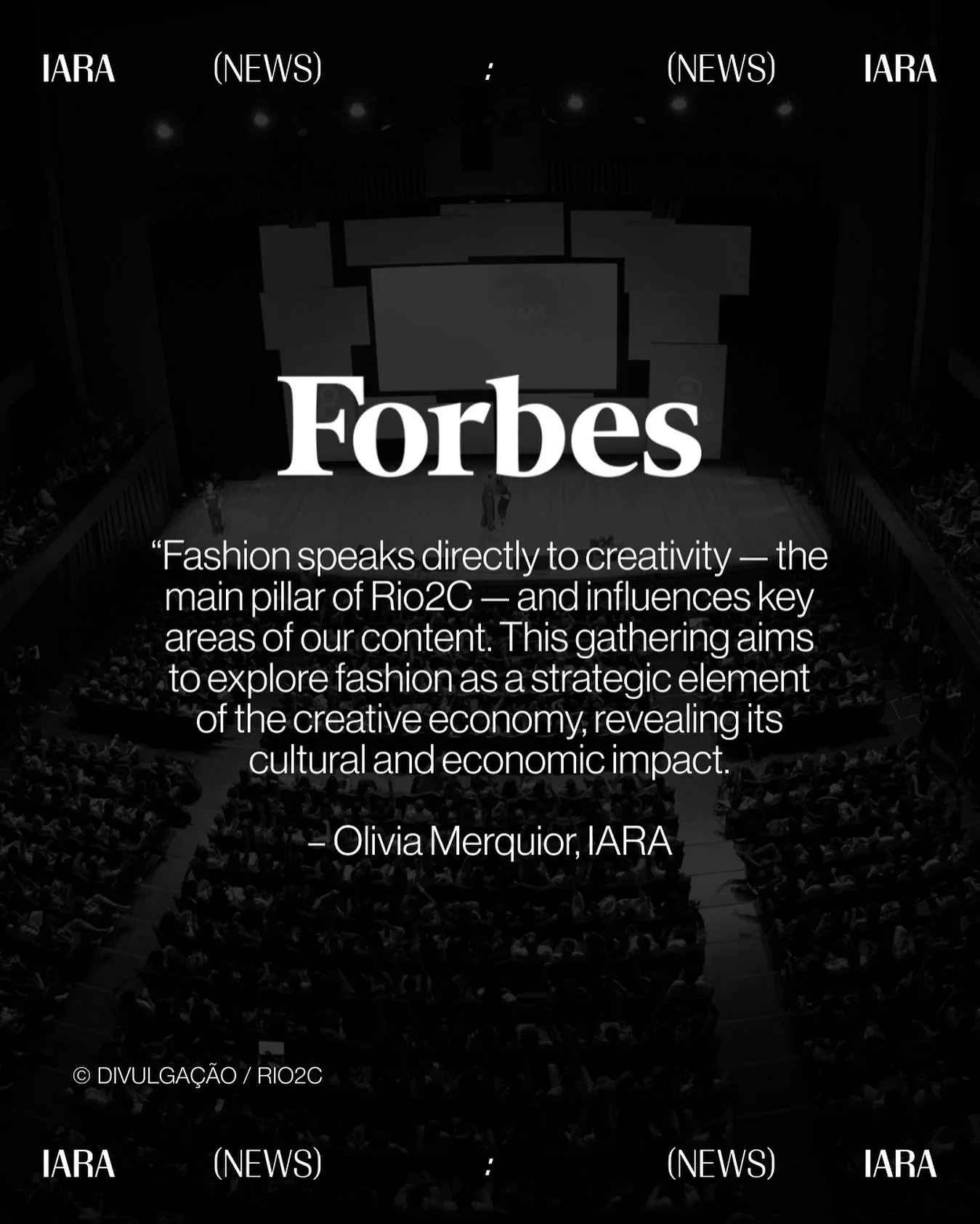 @summitfashionsystem featured in “Rio2C 2025 discutirá a imperfeição humana em um mundo tecnológico” by @forbesbr.