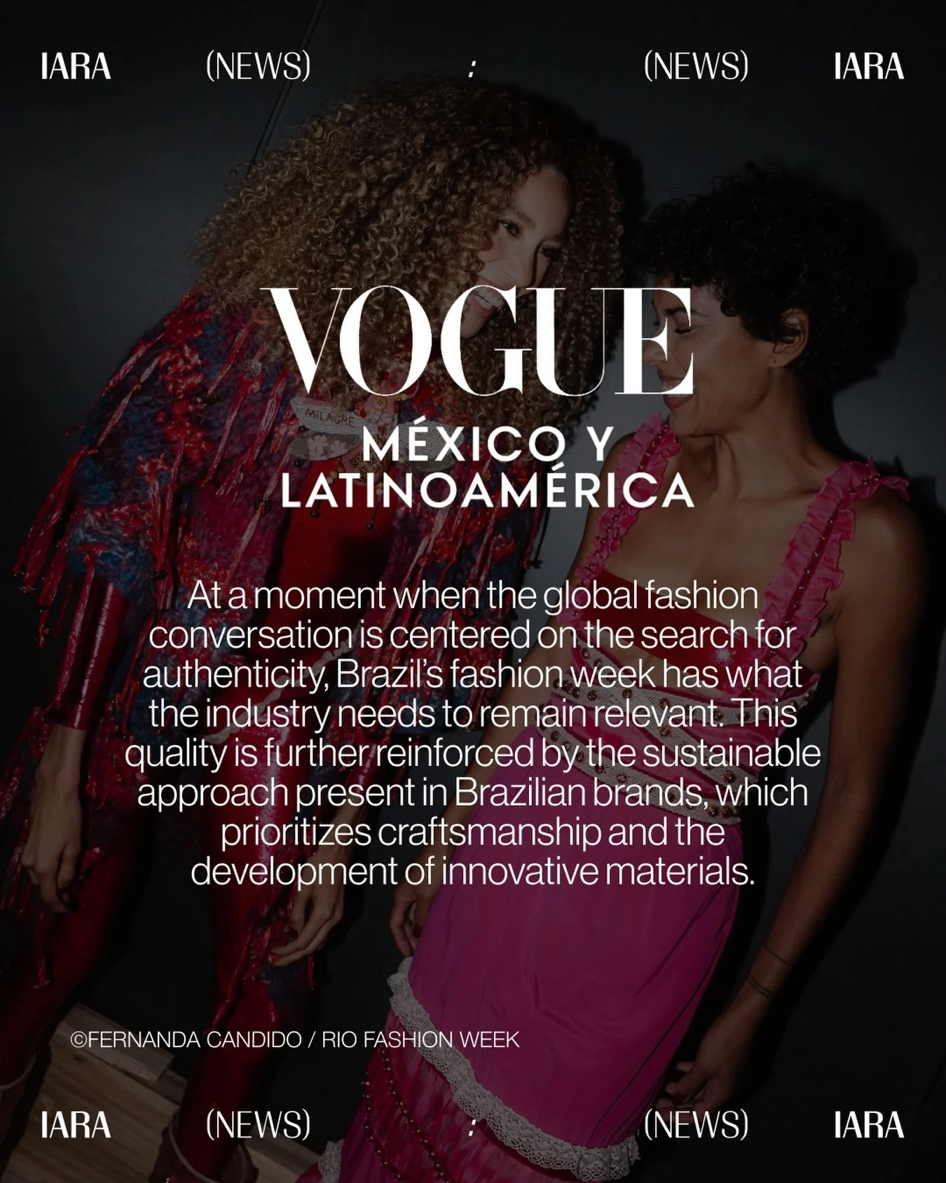 @oliviamerquior featured in &ldquo;El regreso de Rio Fashion Week es un triunfo necesario para la moda latina&rdquo; by Luz Garc&iacute;a for @voguelatam.