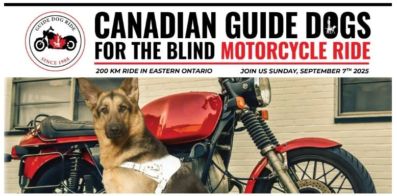 Canadian Guide Dogs for the Blind Motorcycle Ride