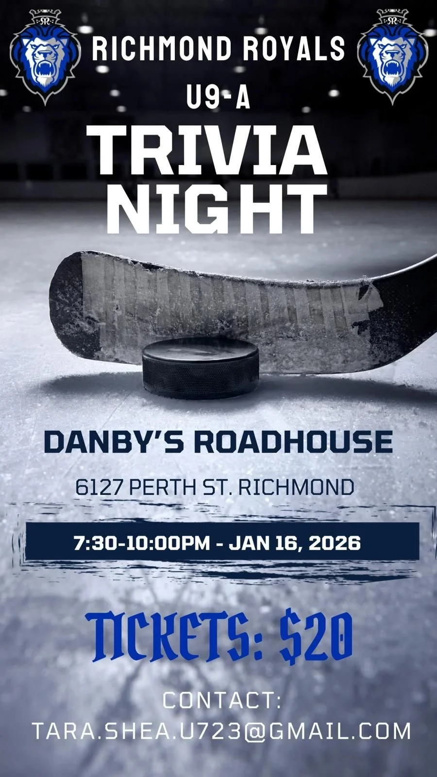 Richmond Royals U9 A Trivia Night 