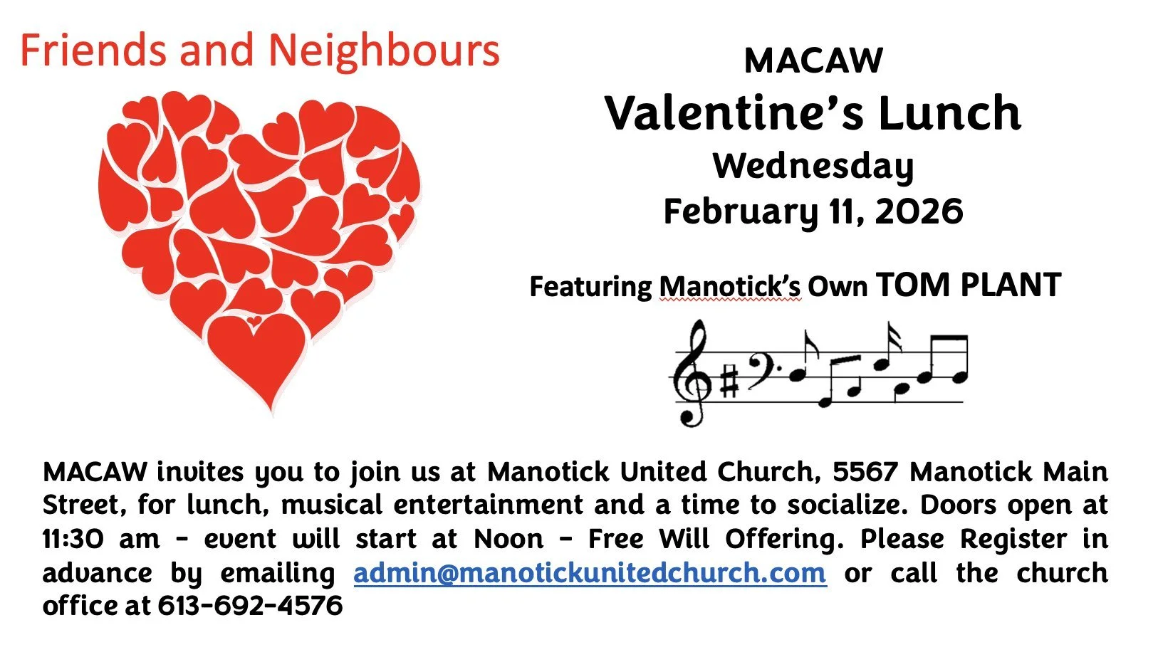 MACAW Valentine's Lunch