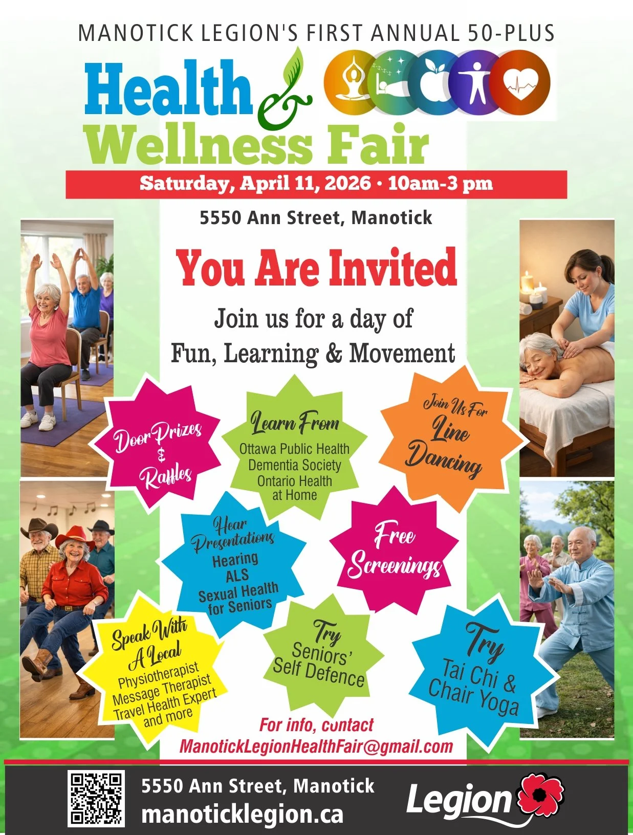 Manotick Legion 50-Plus Health & Wellness Fair
