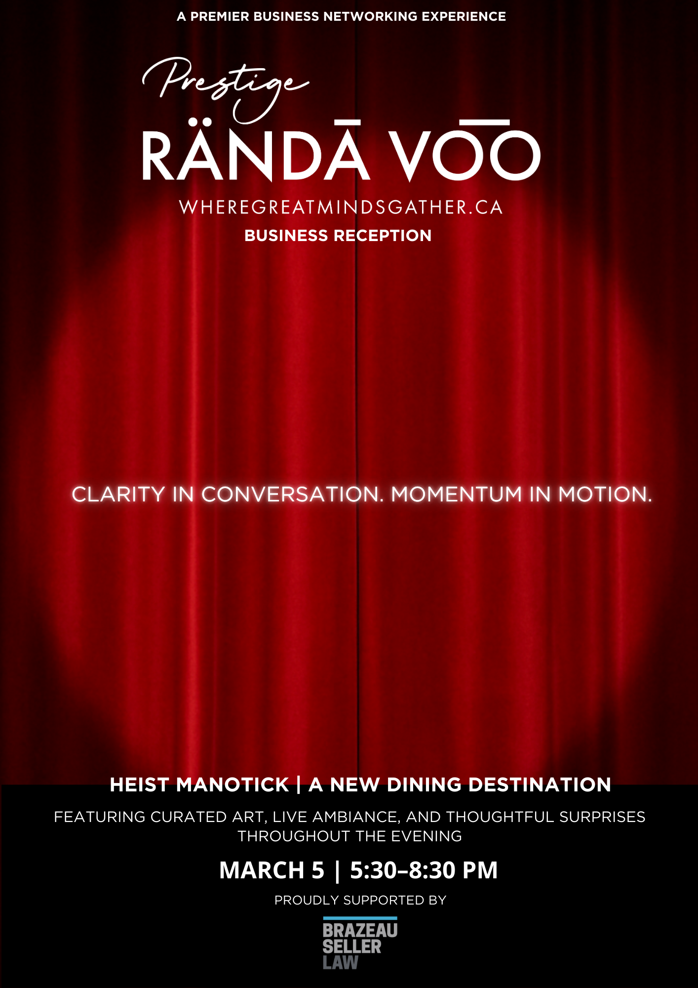 Prestige RÄNDĀ VOO Business Reception