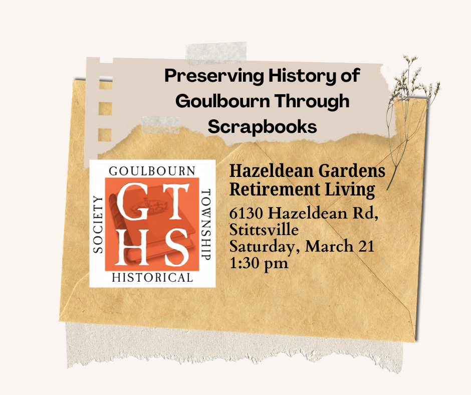 Preserving History of Goulbourn Through Scrapbooks