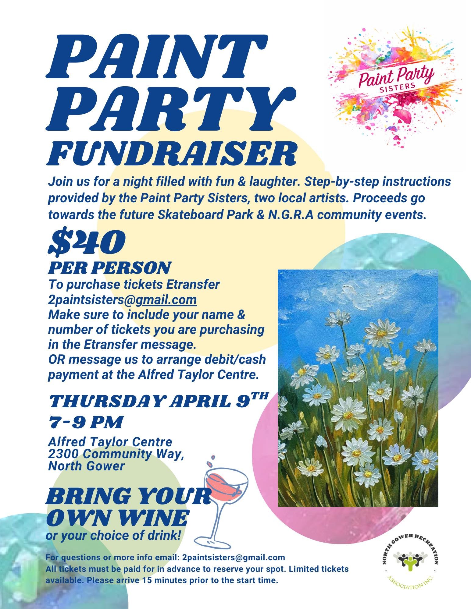 Paint Party Fundraiser 